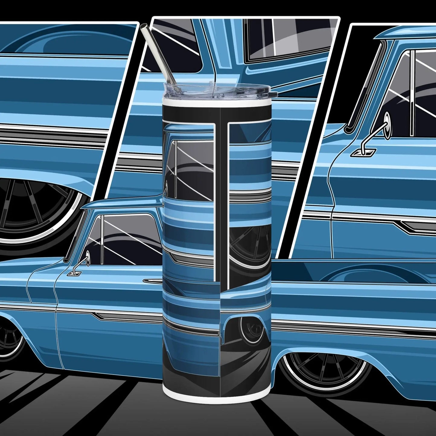 1965 Chevy C10 20oz Stainless Tumbler Printify