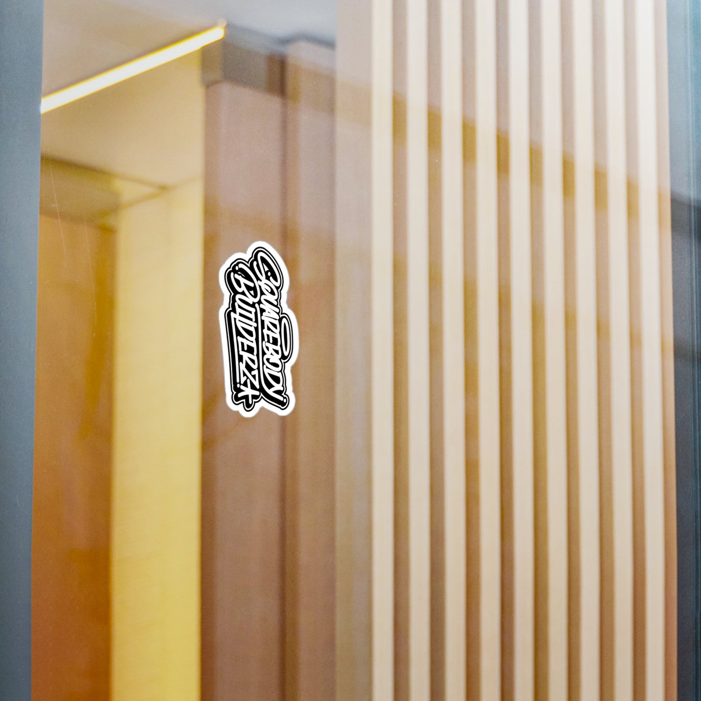 SQUAREBODY BUILDERZ logo STICKER