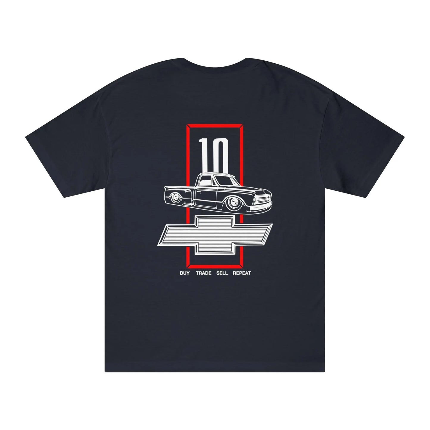 BUY SELL TRADE REPEAT Unisex Classic Tee Printify