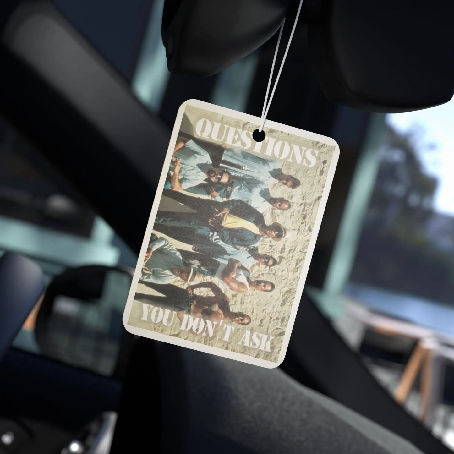 Car Air Freshener - Scented Accent 'LA Onda Questions You Don’t Ask' Blood in Blood Out Inspired Printify