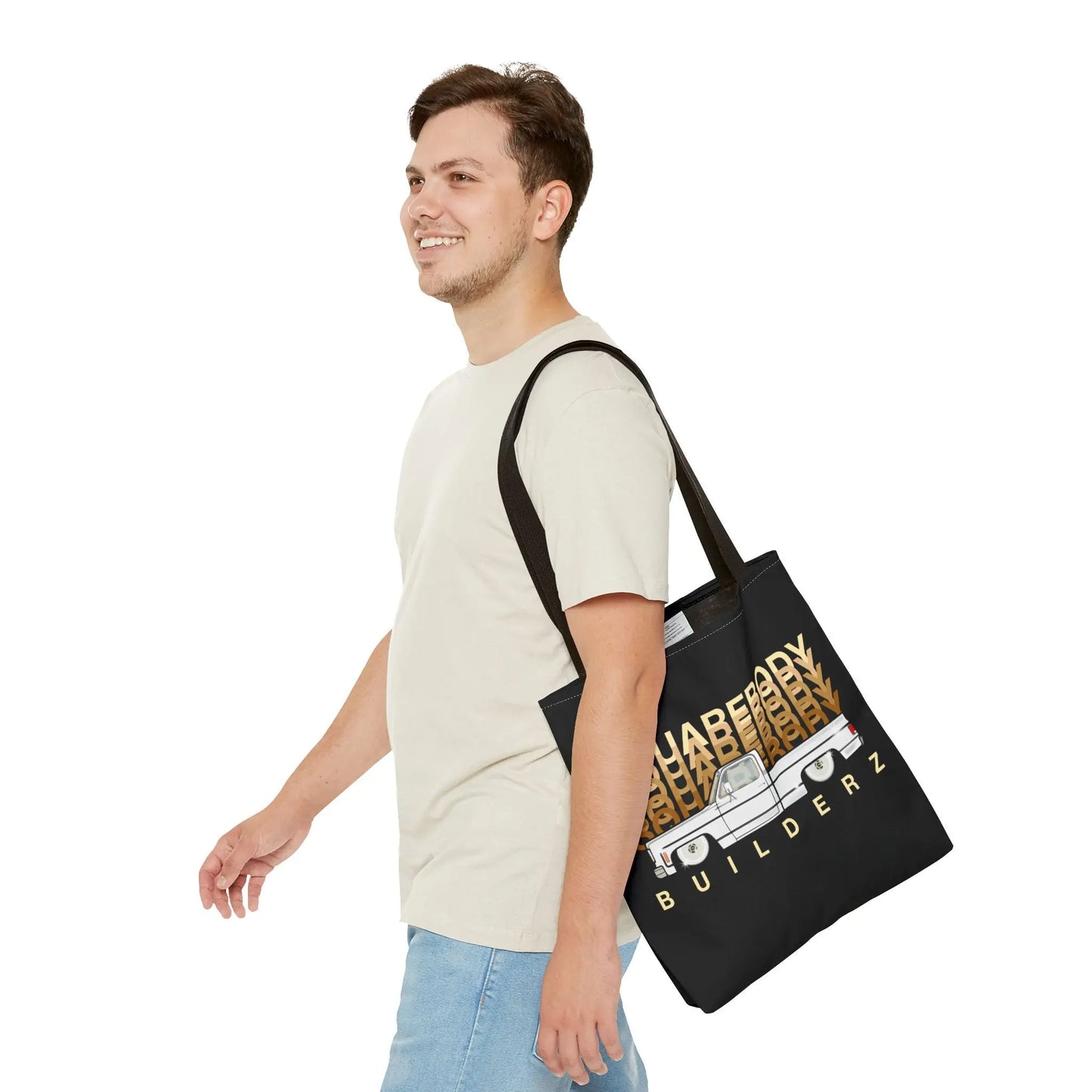 SQUAREBODY BUILDERZ Tote Bag (AOP) Printify
