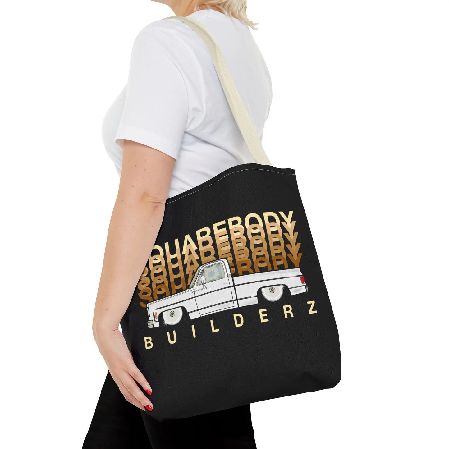 SQUAREBODY BUILDERZ Tote Bag (AOP) Printify
