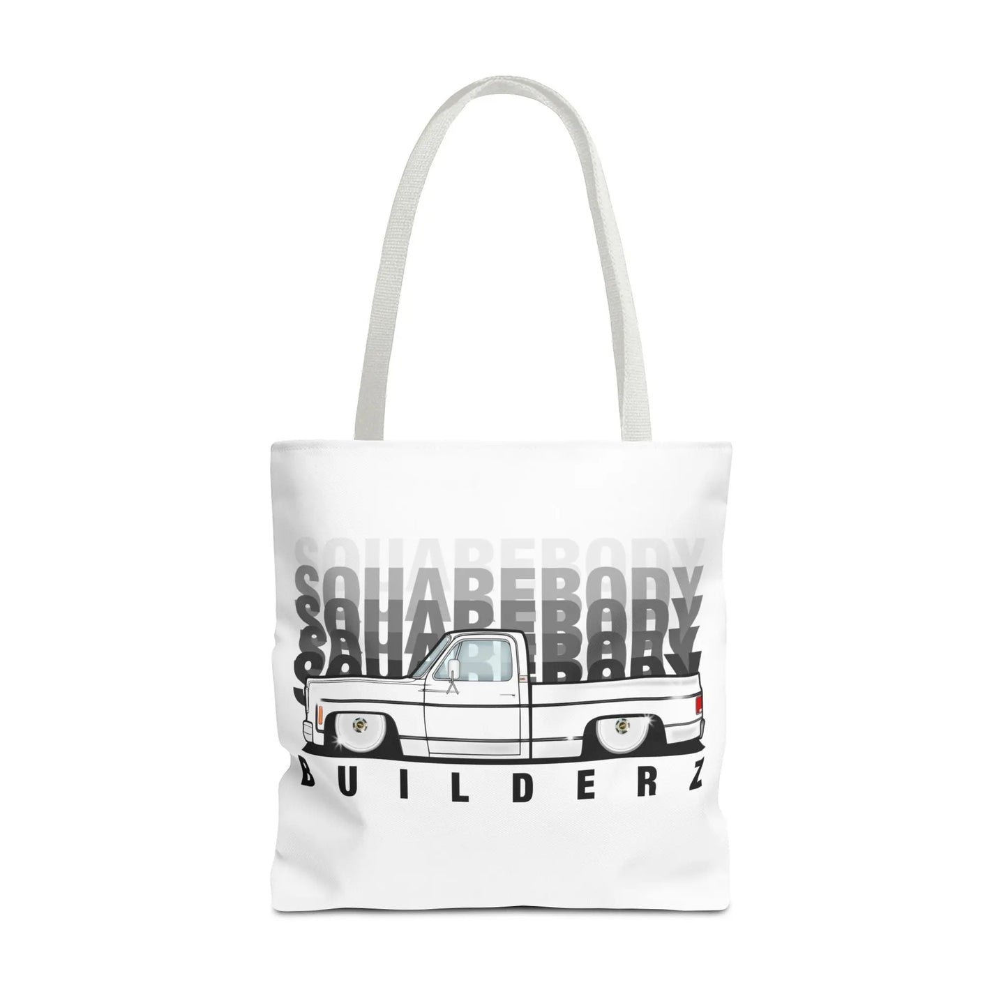 SQUAREBODY BUILDERZ Tote Bag (AOP) Printify
