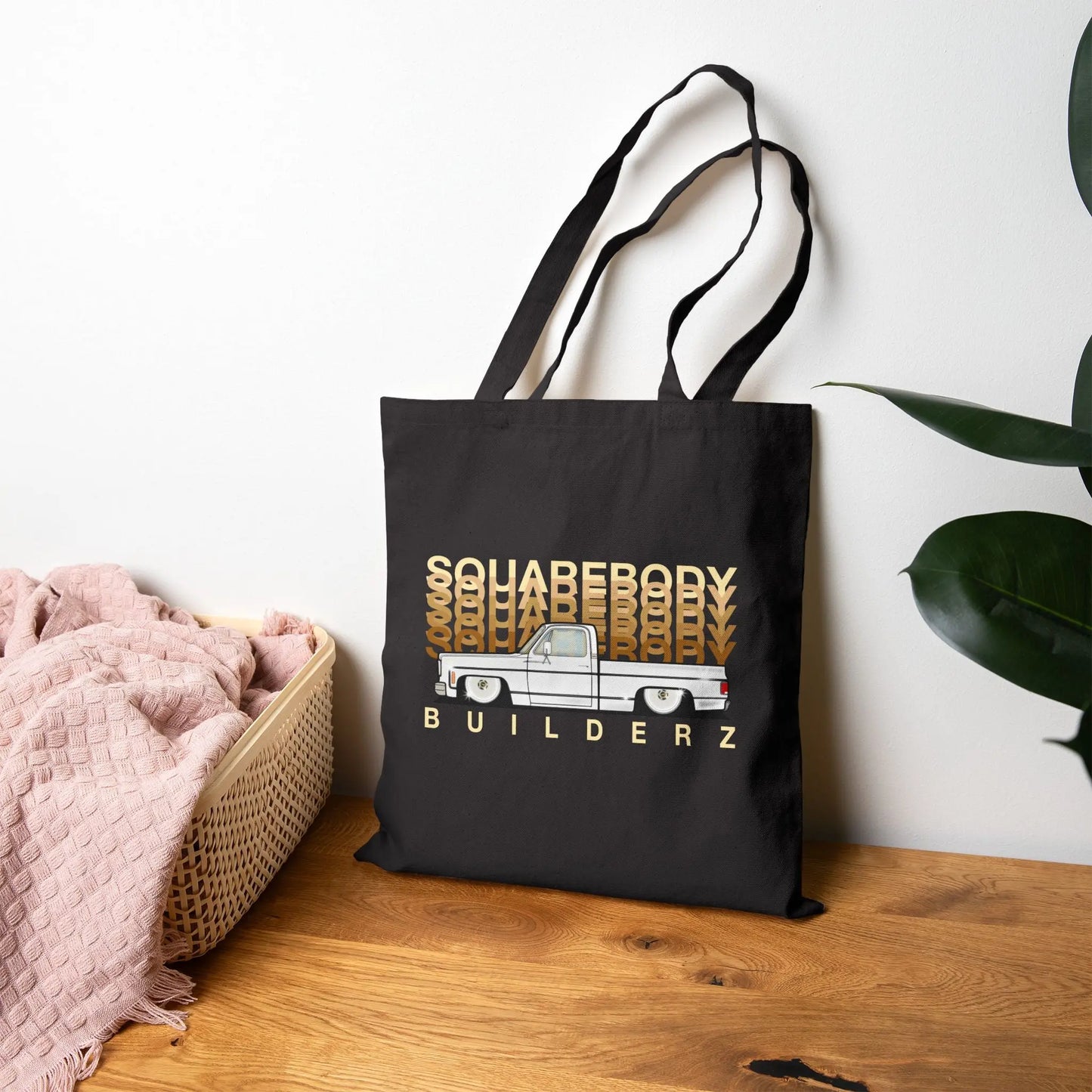 SQUAREBODY_BUILDERZ Canvas Tote Bag Printify