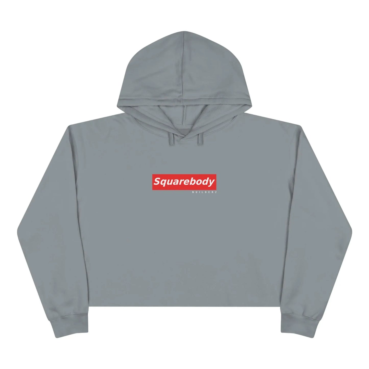 SQUAREBODY_BUILDERZ Crop Hoodie Printify