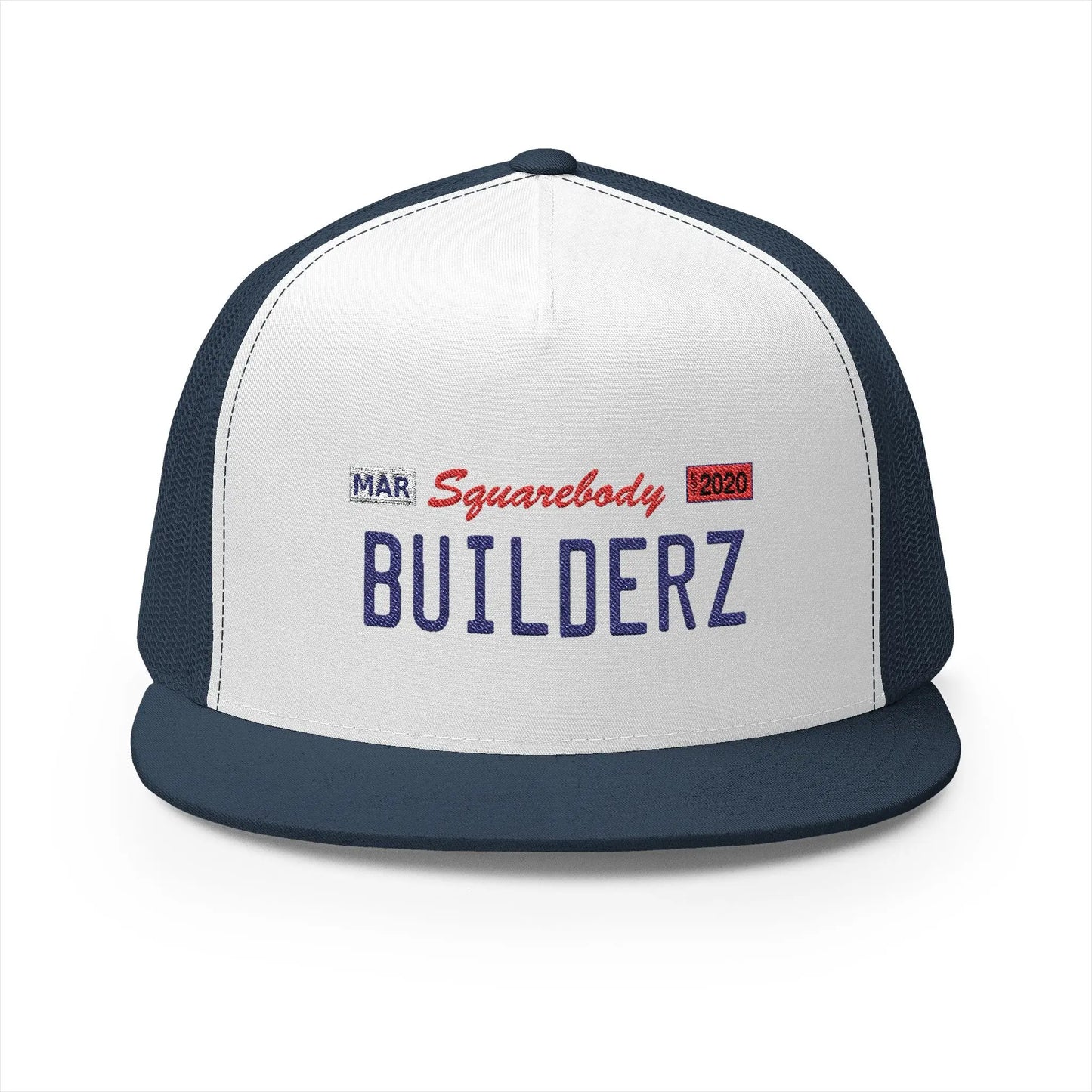 Snapback Hat - California Silver License Plate Embroidered Trucker Cap Printify