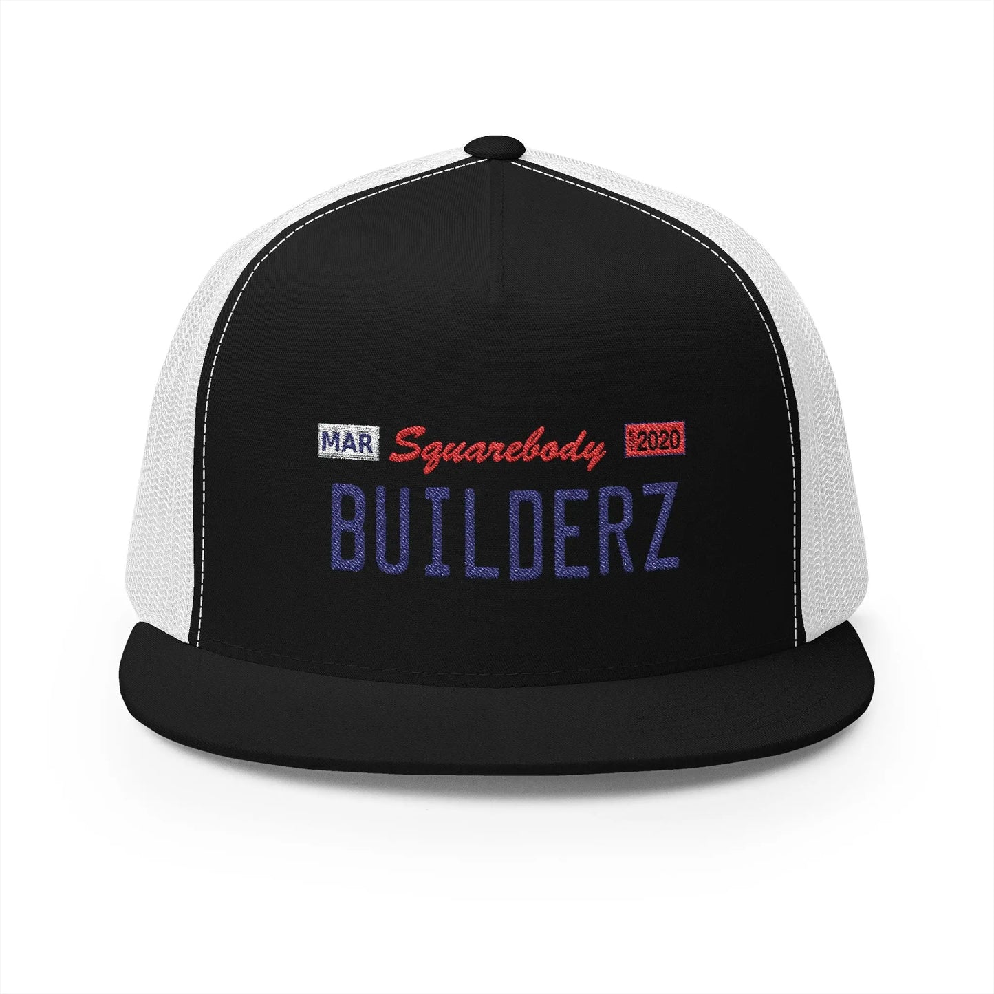 Snapback Hat - California Silver License Plate Embroidered Trucker Cap Printify