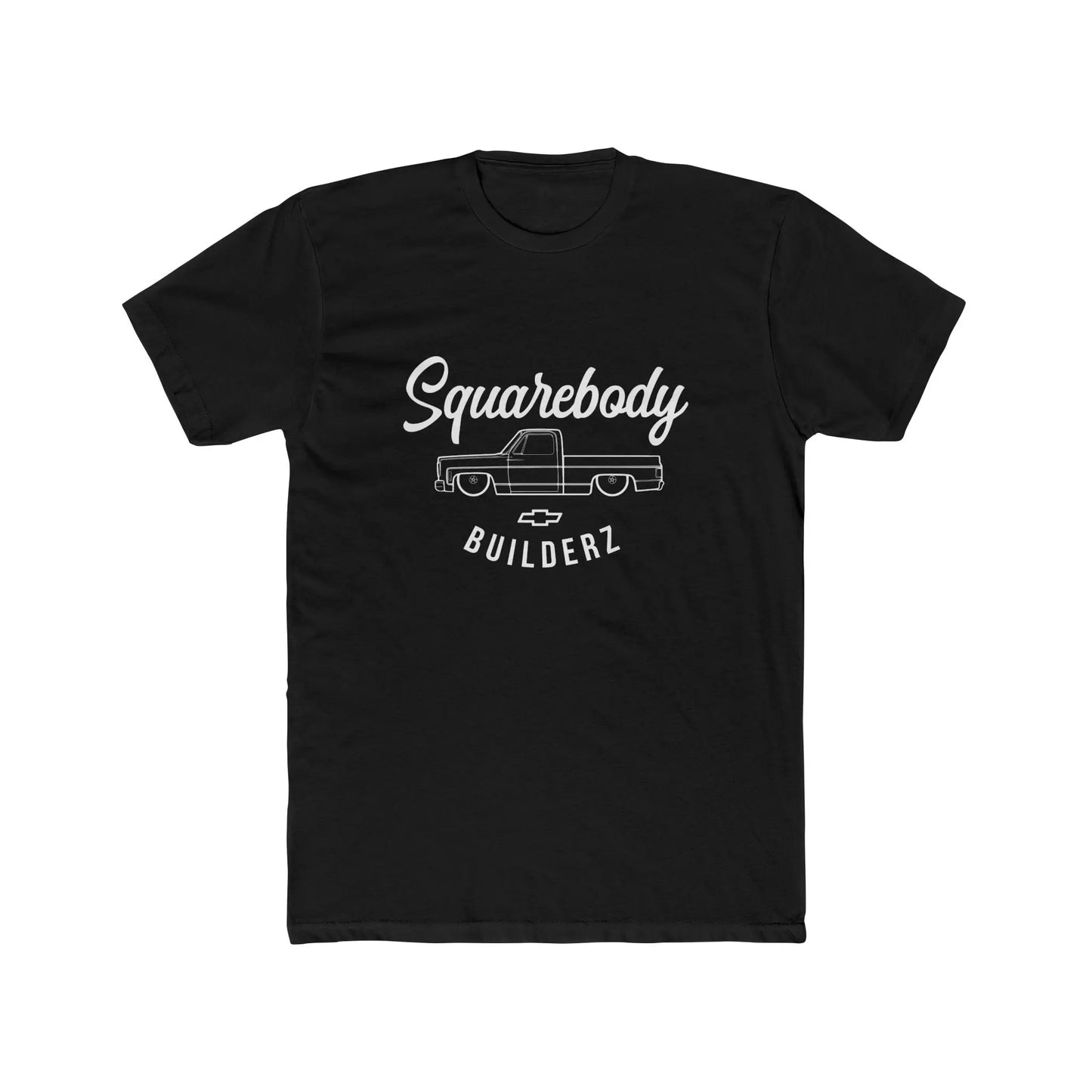 Squarebody Builderz Chevy truck LOGO tshirt Printify