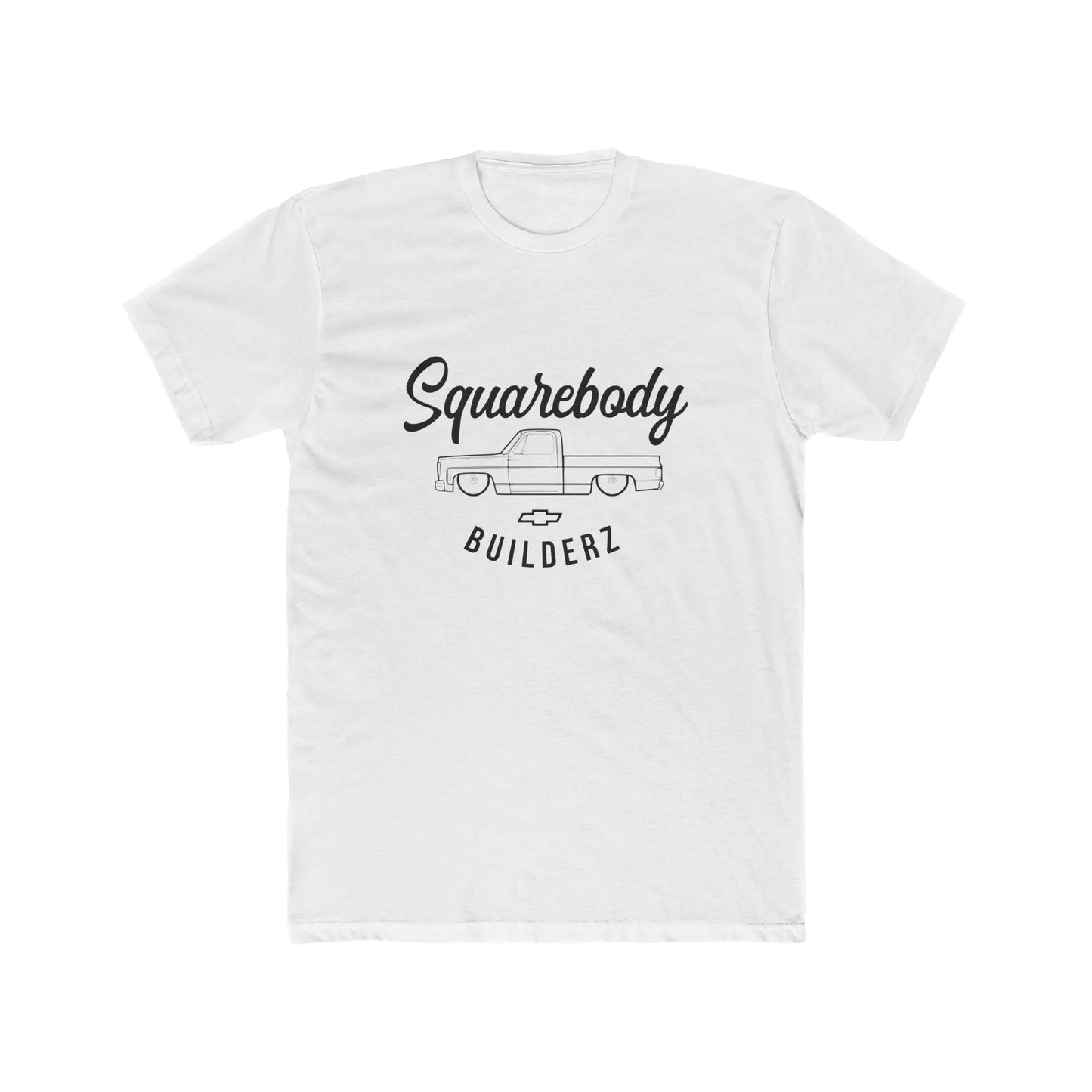 Squarebody Builderz Chevy truck LOGO tshirt Printify