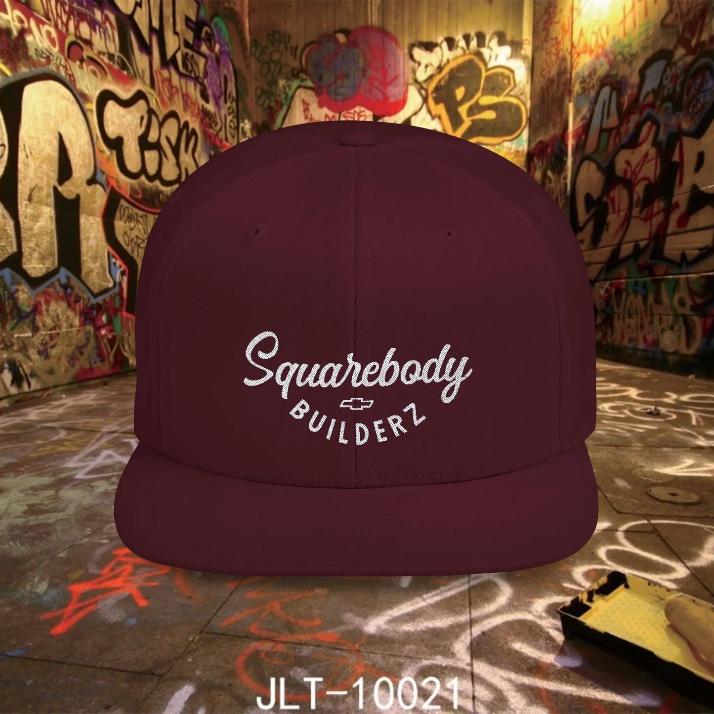 Squarebody Builderz Flat Bill Snapback Printify