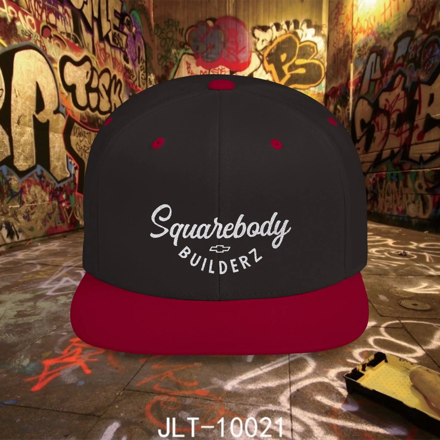 Squarebody Builderz Flat Bill Snapback Printify