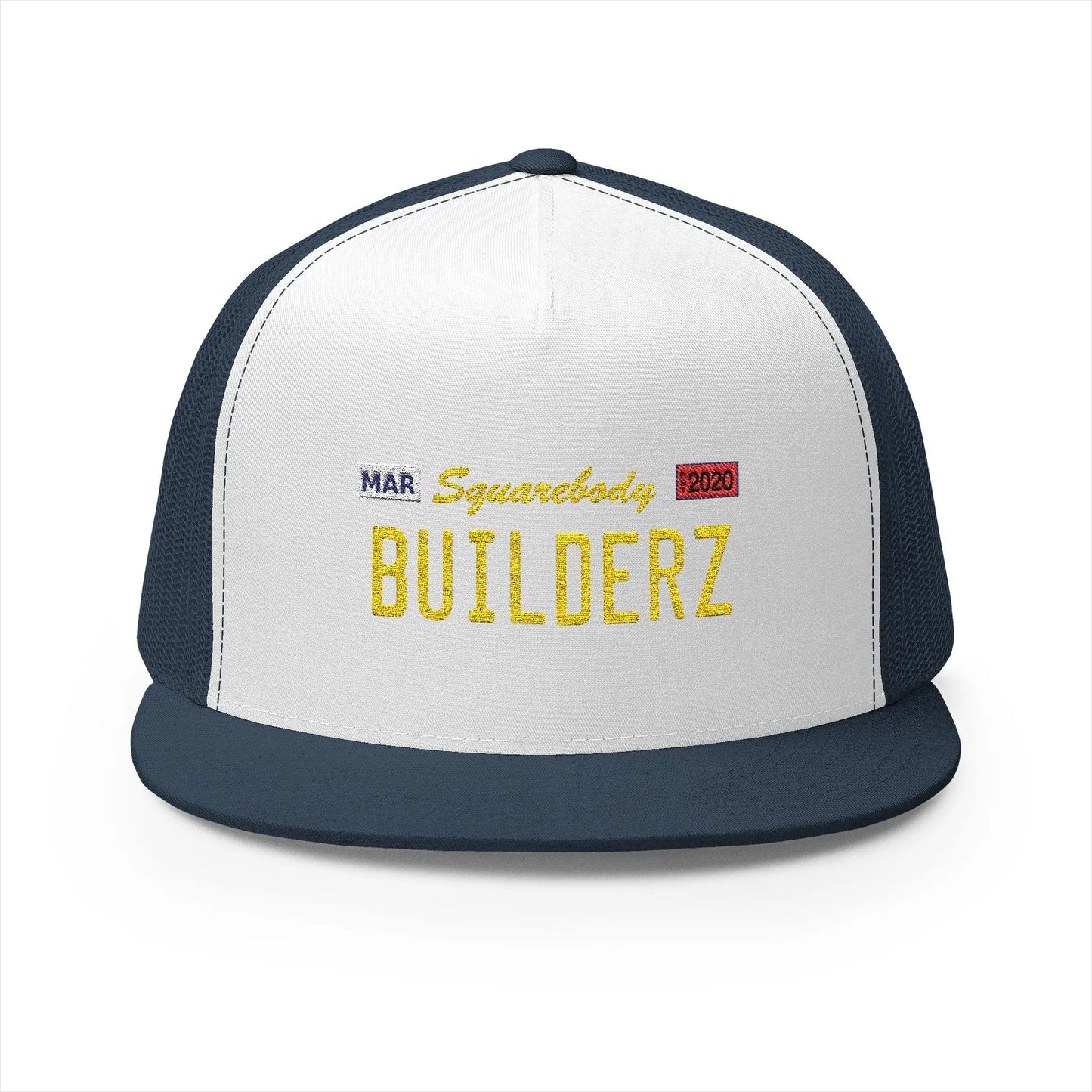Squarebody Builderz License Plate Embroidery hat Printify