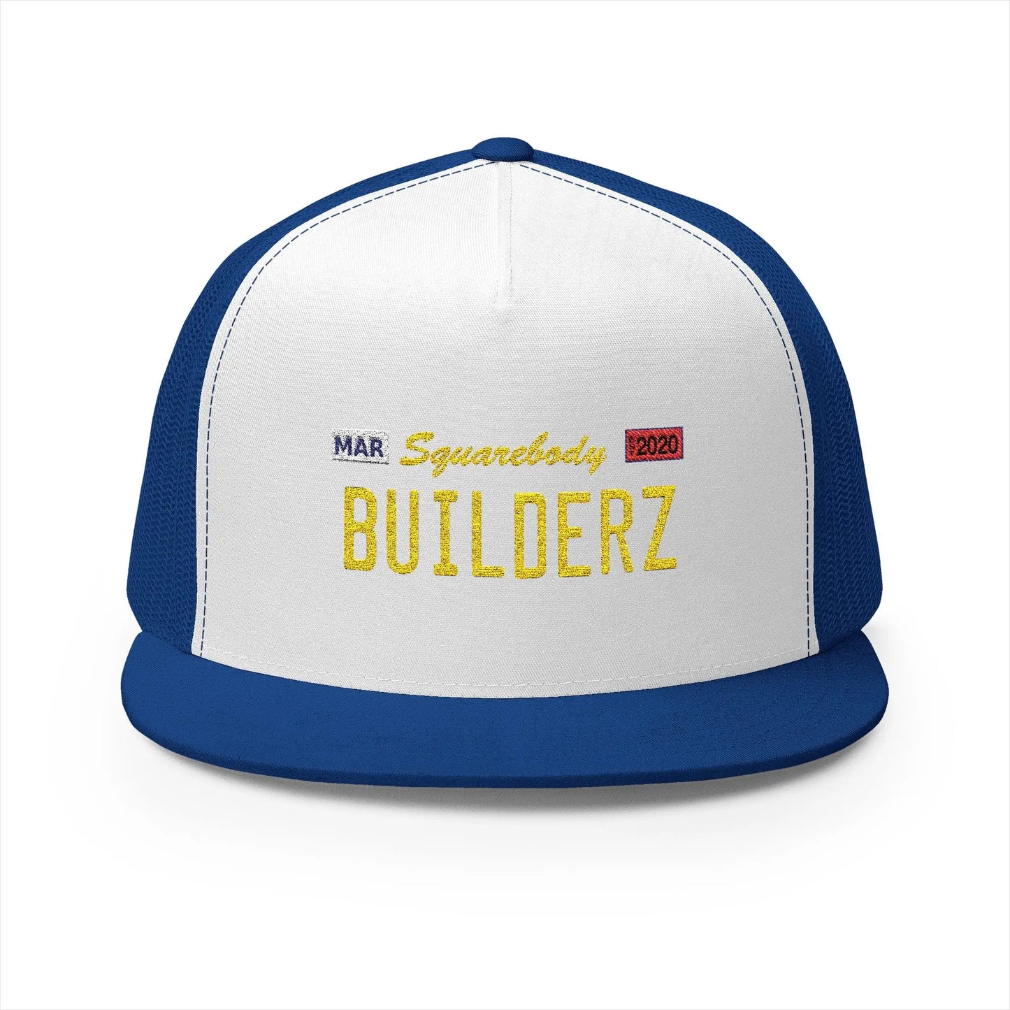 Squarebody Builderz License Plate Embroidery hat Printify