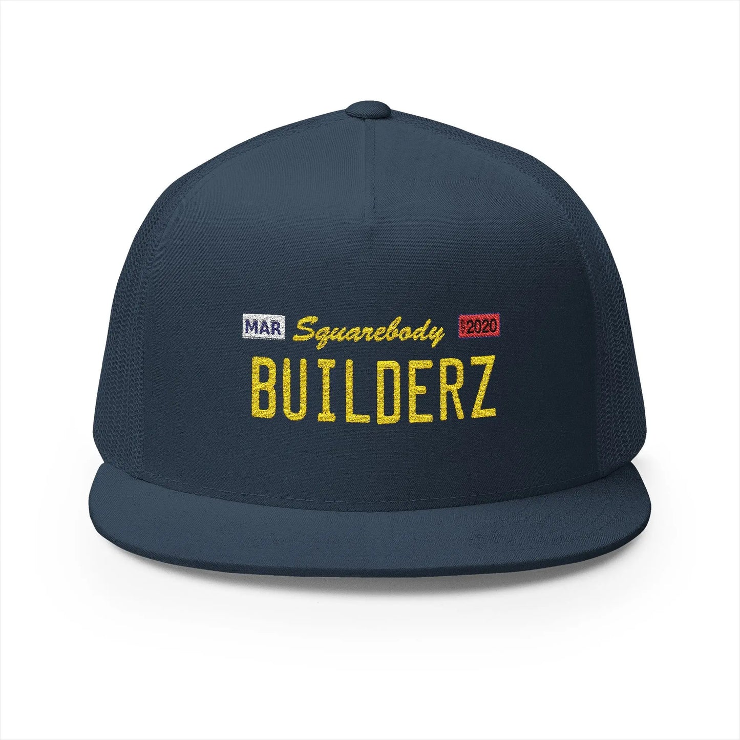 Squarebody Builderz License Plate Embroidery hat Printify