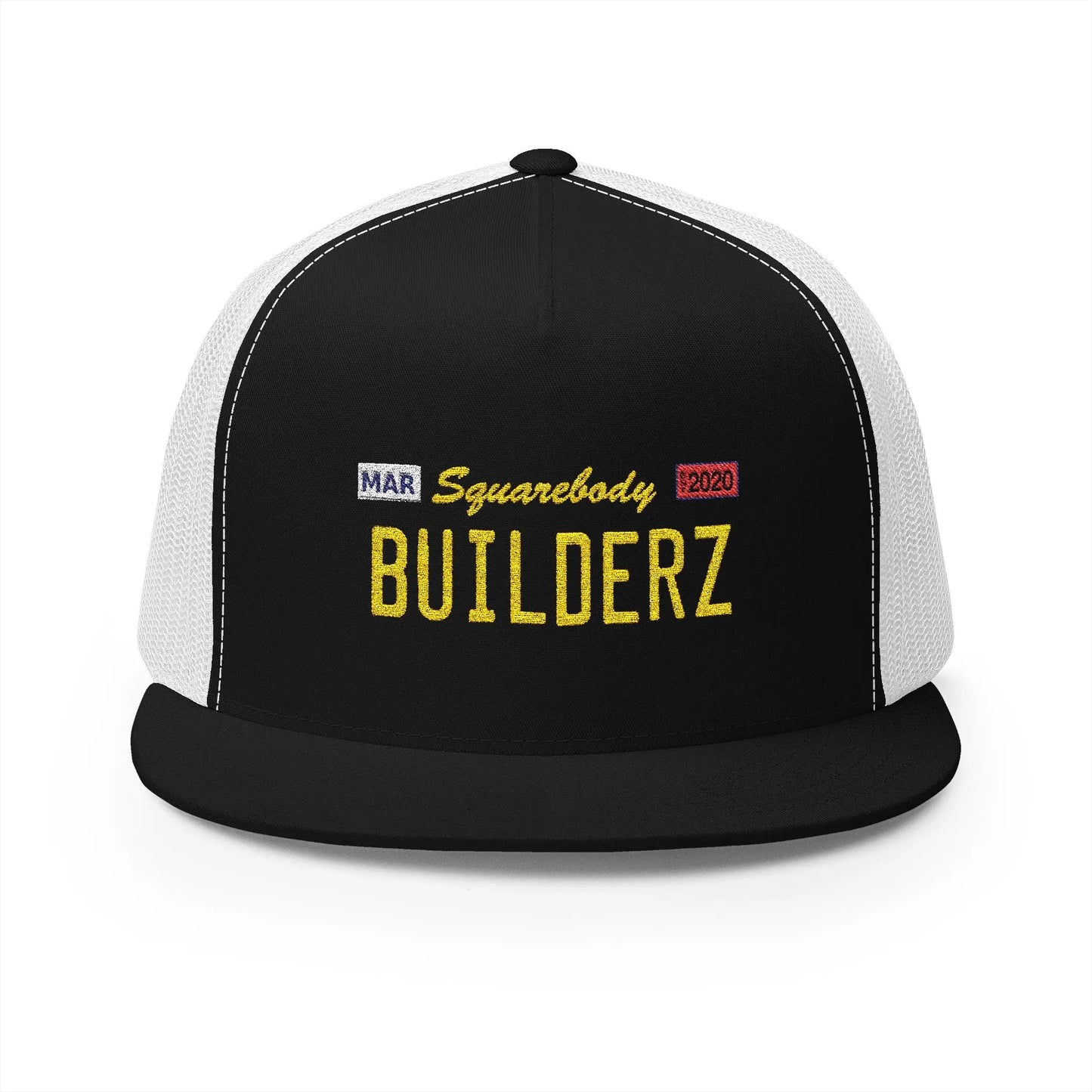 Squarebody Builderz License Plate Embroidery hat Printify