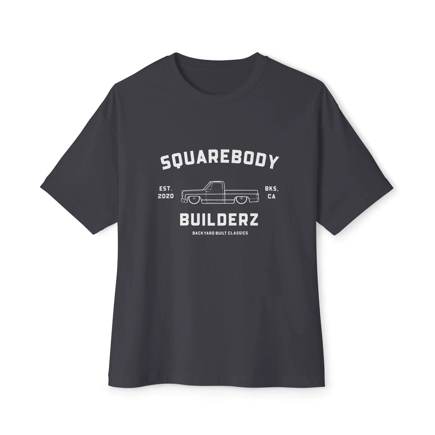 Squarebody C10 Backyard built Logo Tshirt Oversized Box Tee Printify