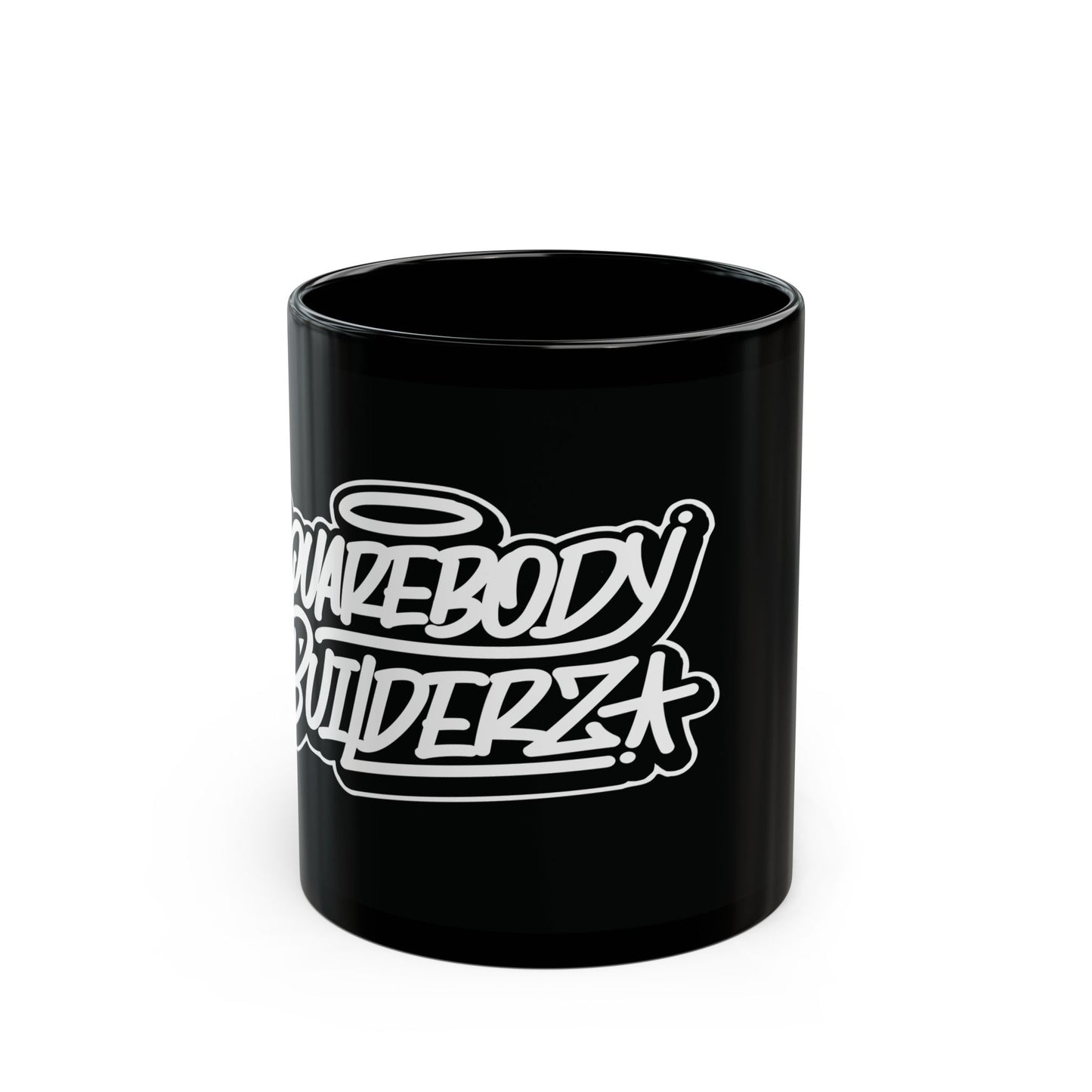 SQUAREBODY_BUILDERZ Black Mug (11oz, 15oz)