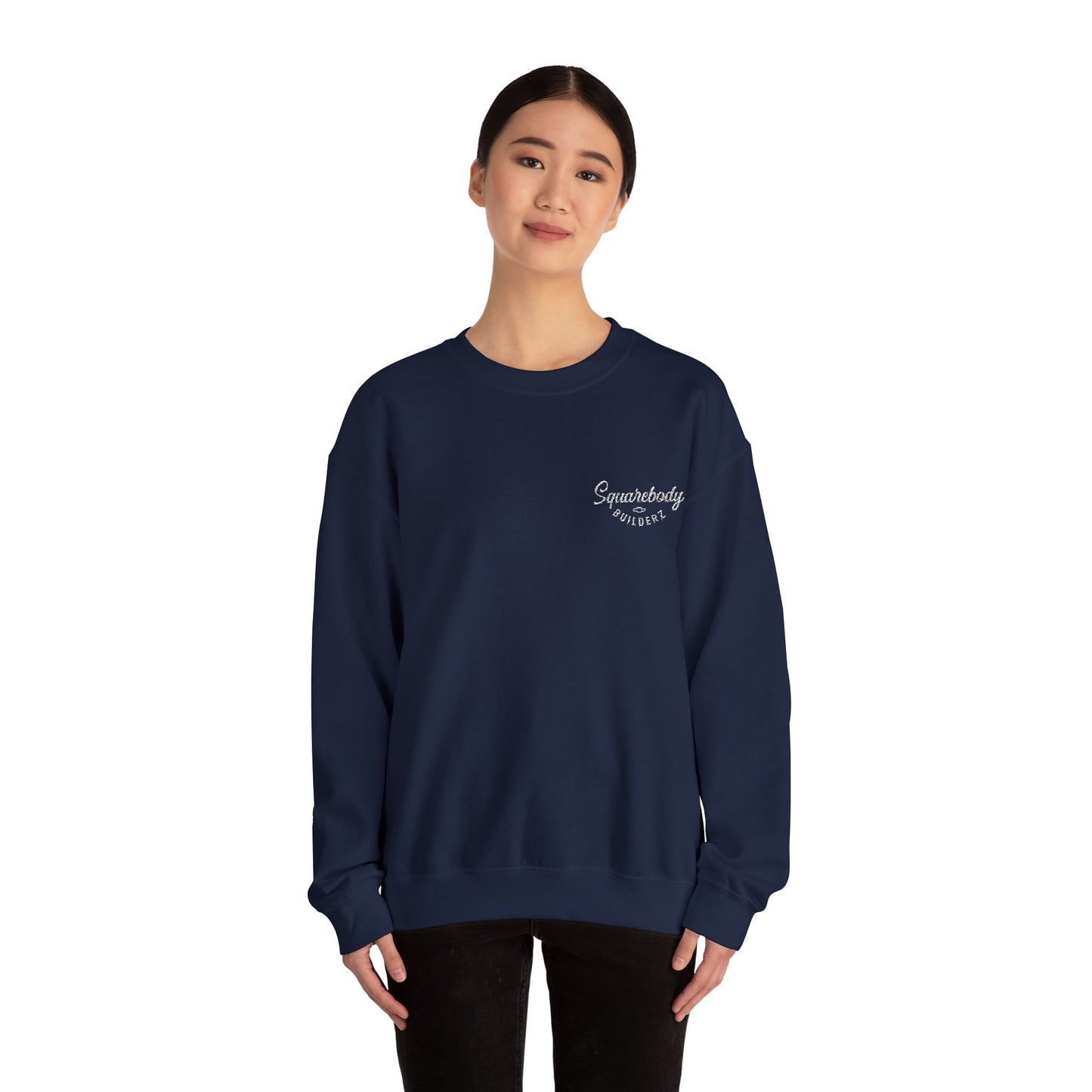 Embroidered LOGO crewneck sweater