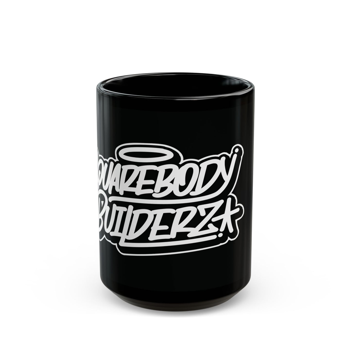 SQUAREBODY_BUILDERZ Black Mug (11oz, 15oz)