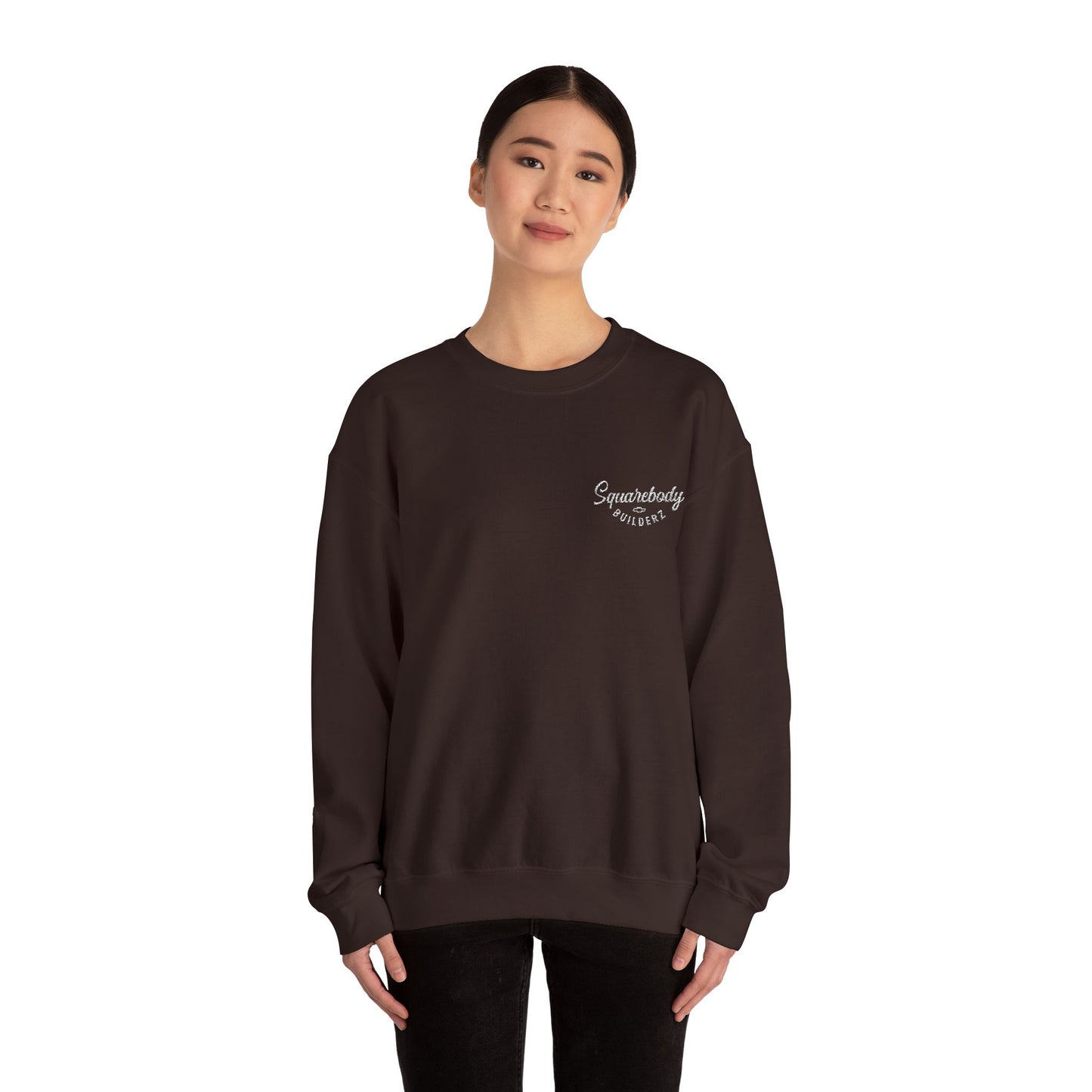 Embroidered LOGO crewneck sweater