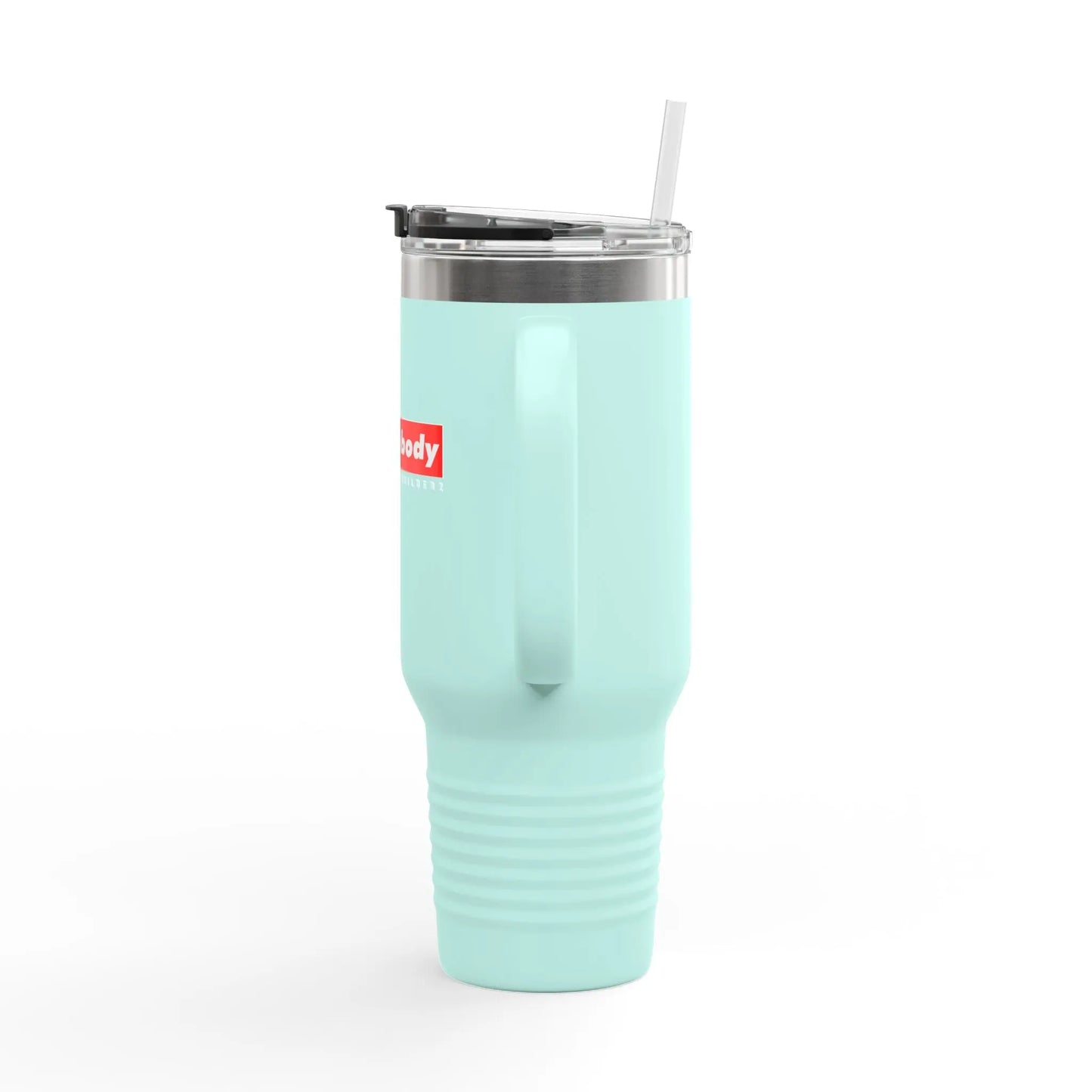 SQUAREBODY_BUILDERZ Insulated Travel Mug, 40oz Printify