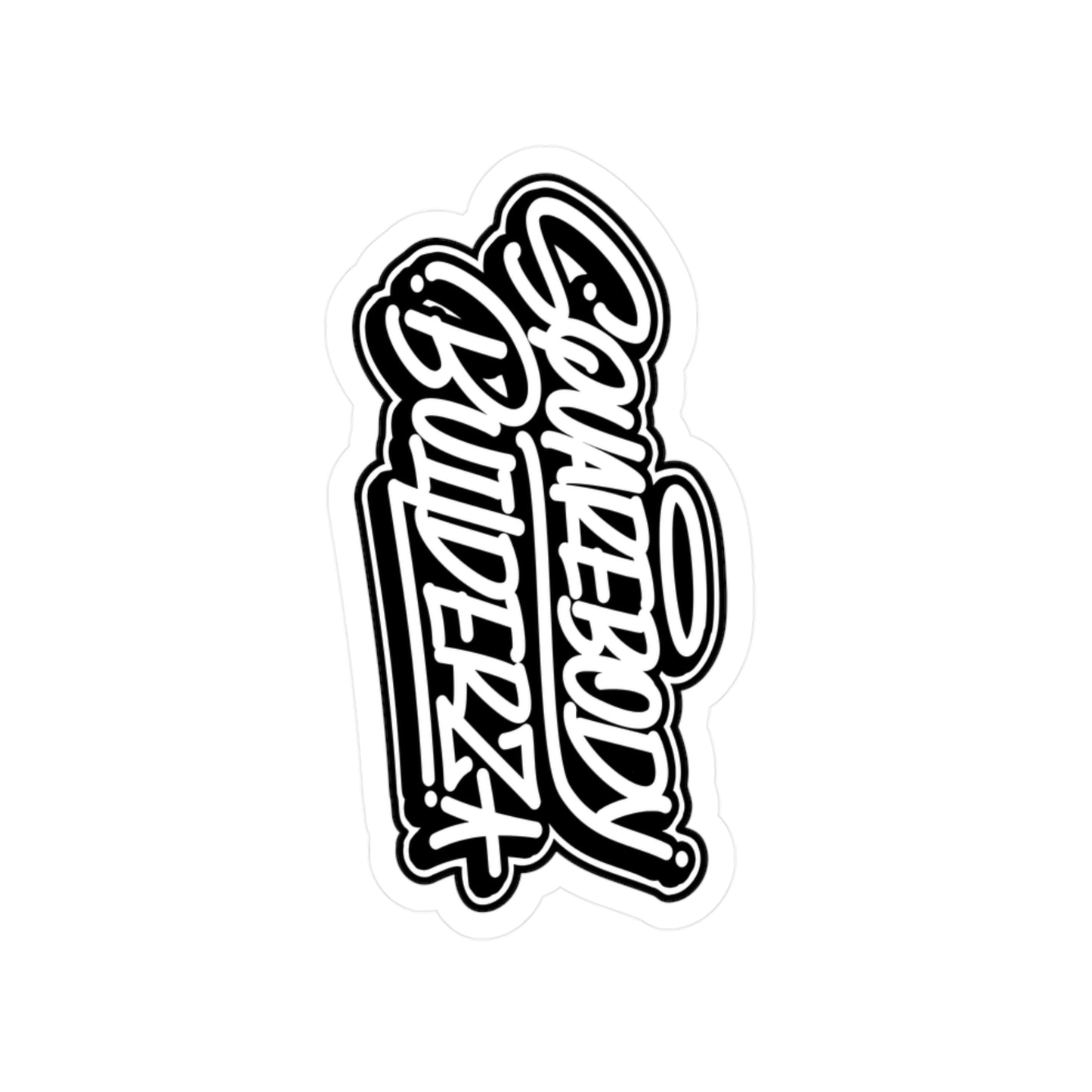 SQUAREBODY BUILDERZ logo STICKER