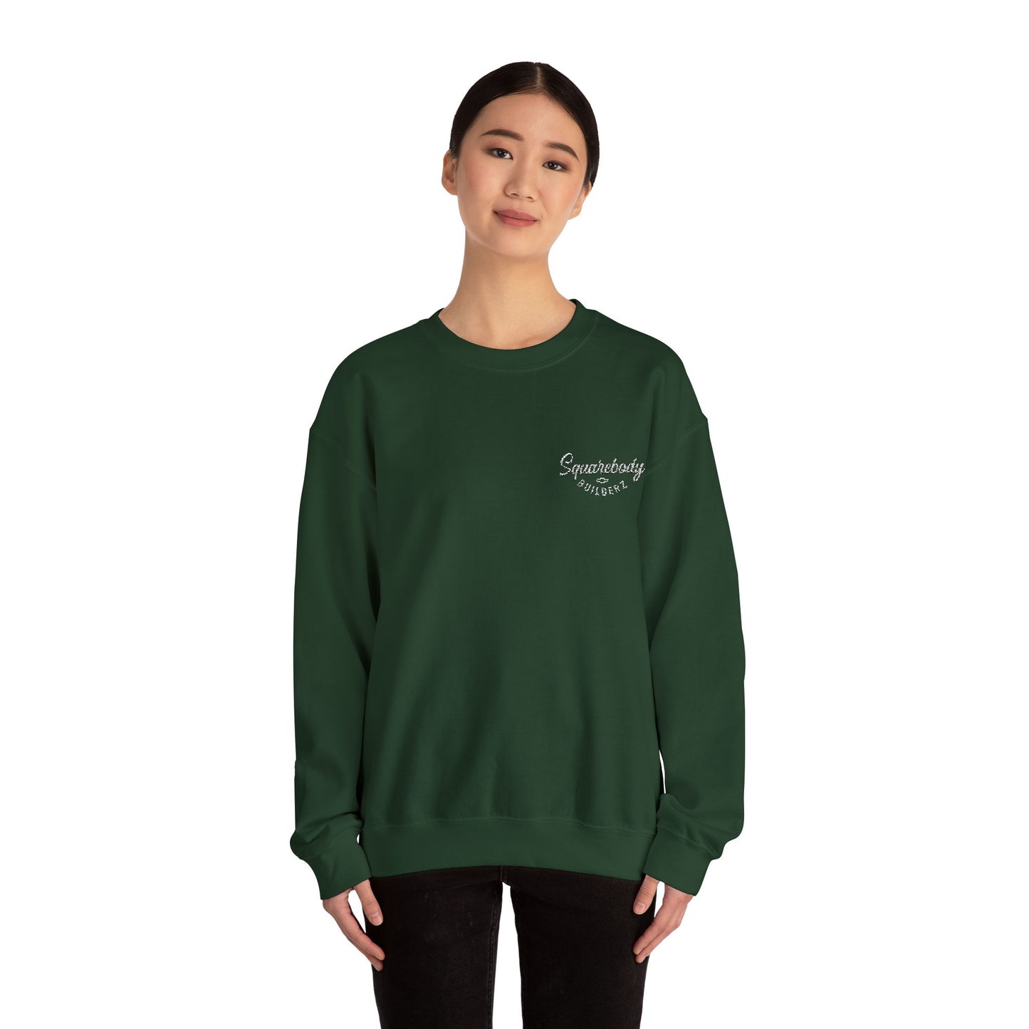 Embroidered LOGO crewneck sweater