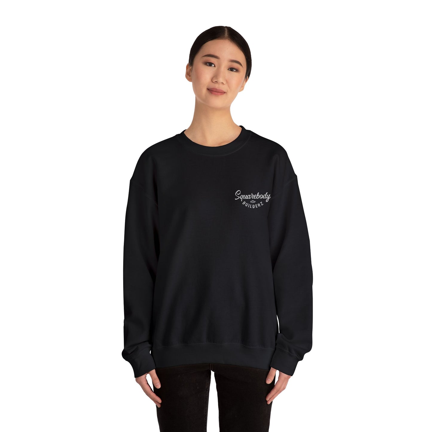 Embroidered LOGO crewneck sweater