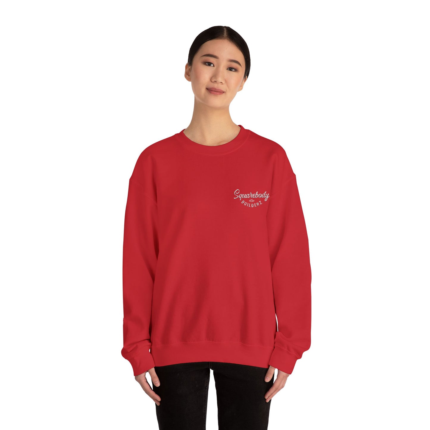 Embroidered LOGO crewneck sweater