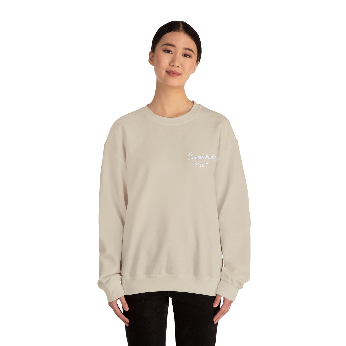 Embroidered LOGO crewneck sweater