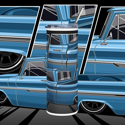 1965 Chevy C10 20oz Stainless Tumbler Printify