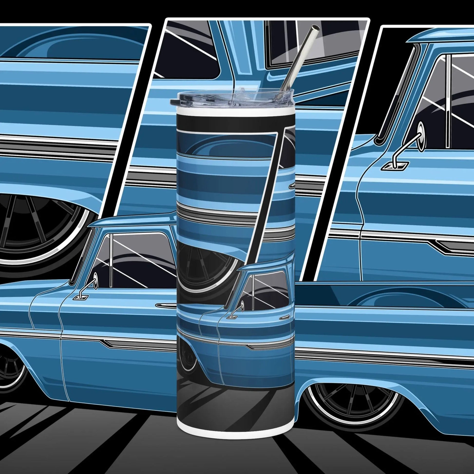 1965 Chevy C10 20oz Stainless Tumbler Printify