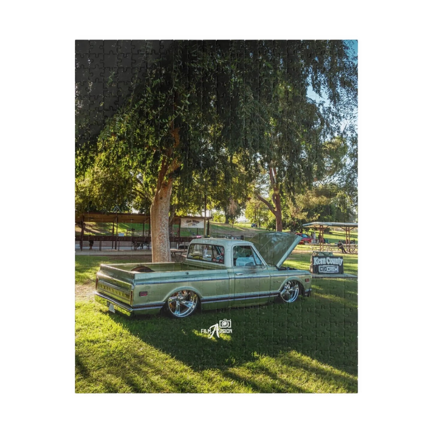 1969 chevy C10 Mr. MIYAGI PUZZLE Printify