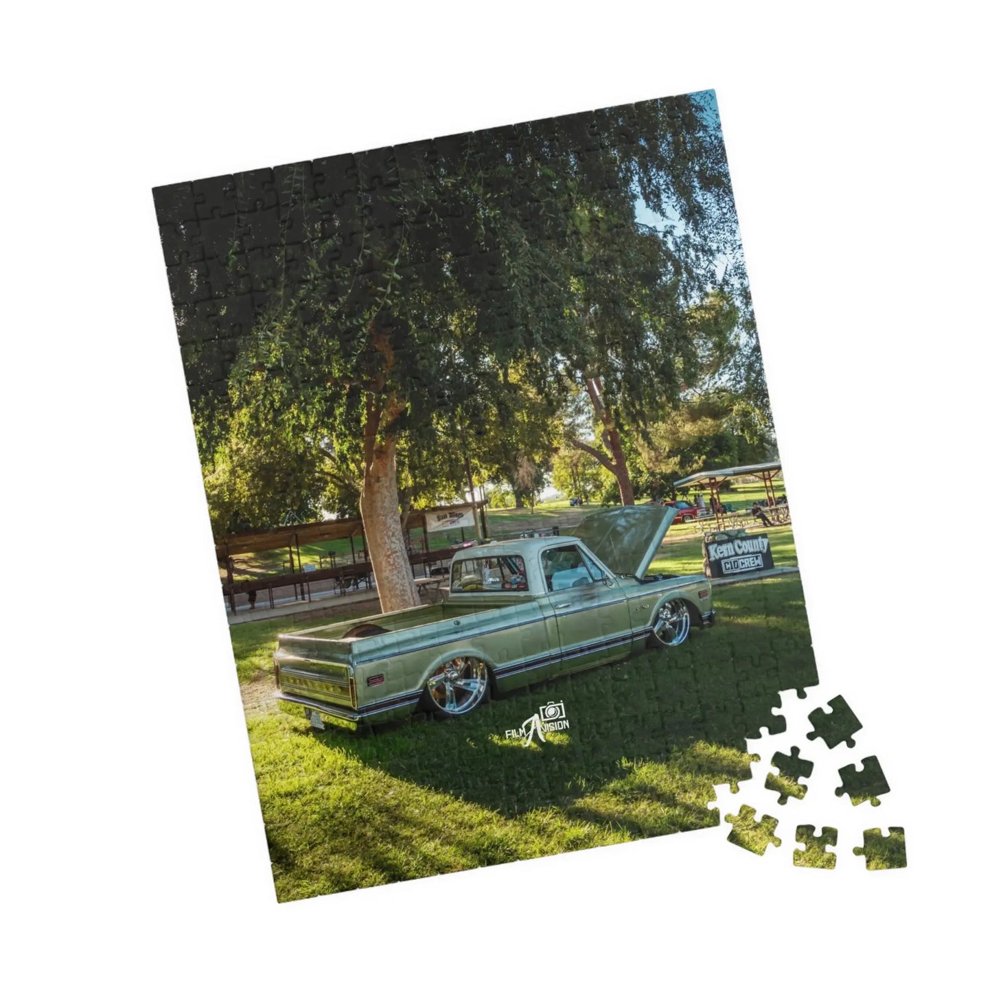 1969 chevy C10 Mr. MIYAGI PUZZLE Printify