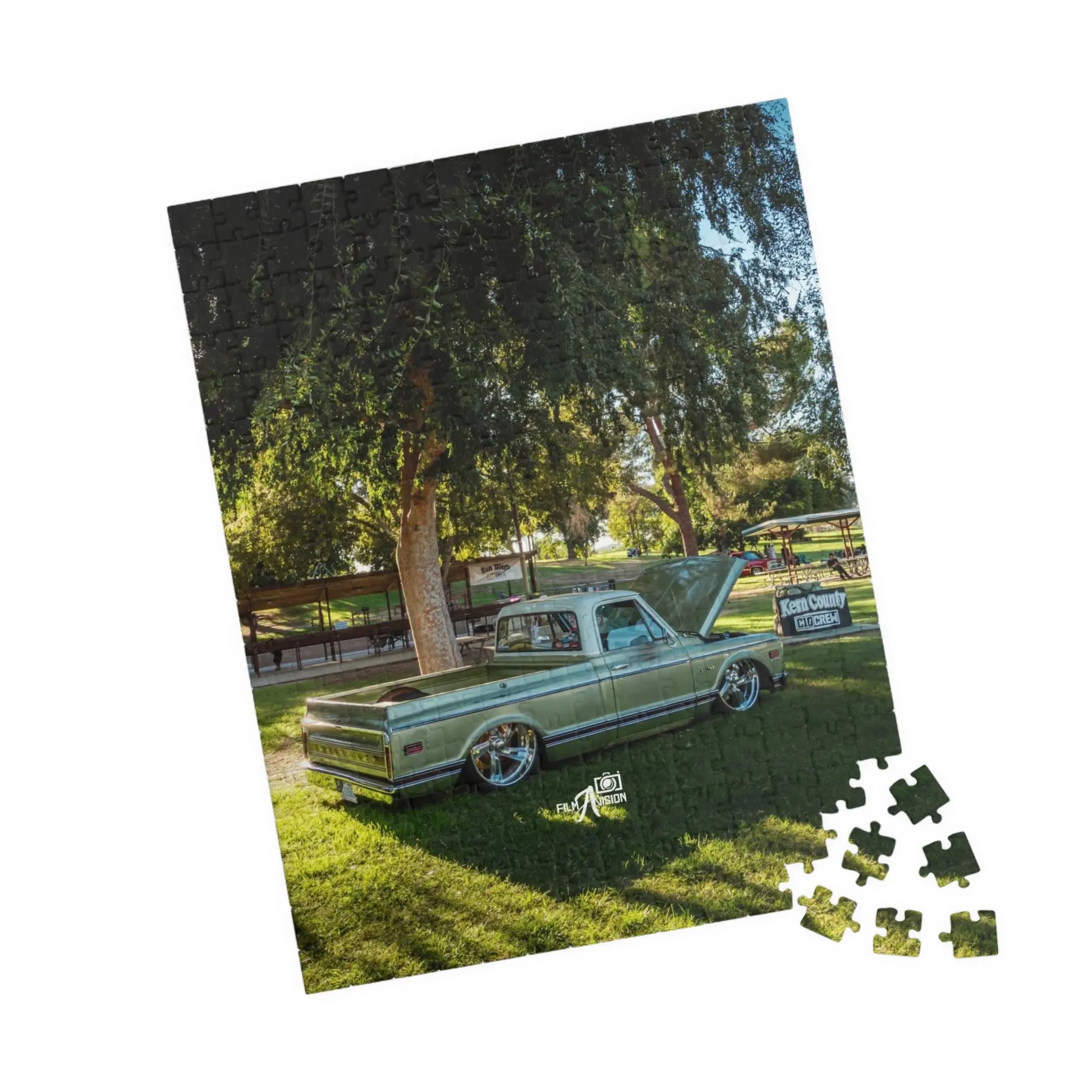 1969 chevy C10 Mr. MIYAGI PUZZLE Printify