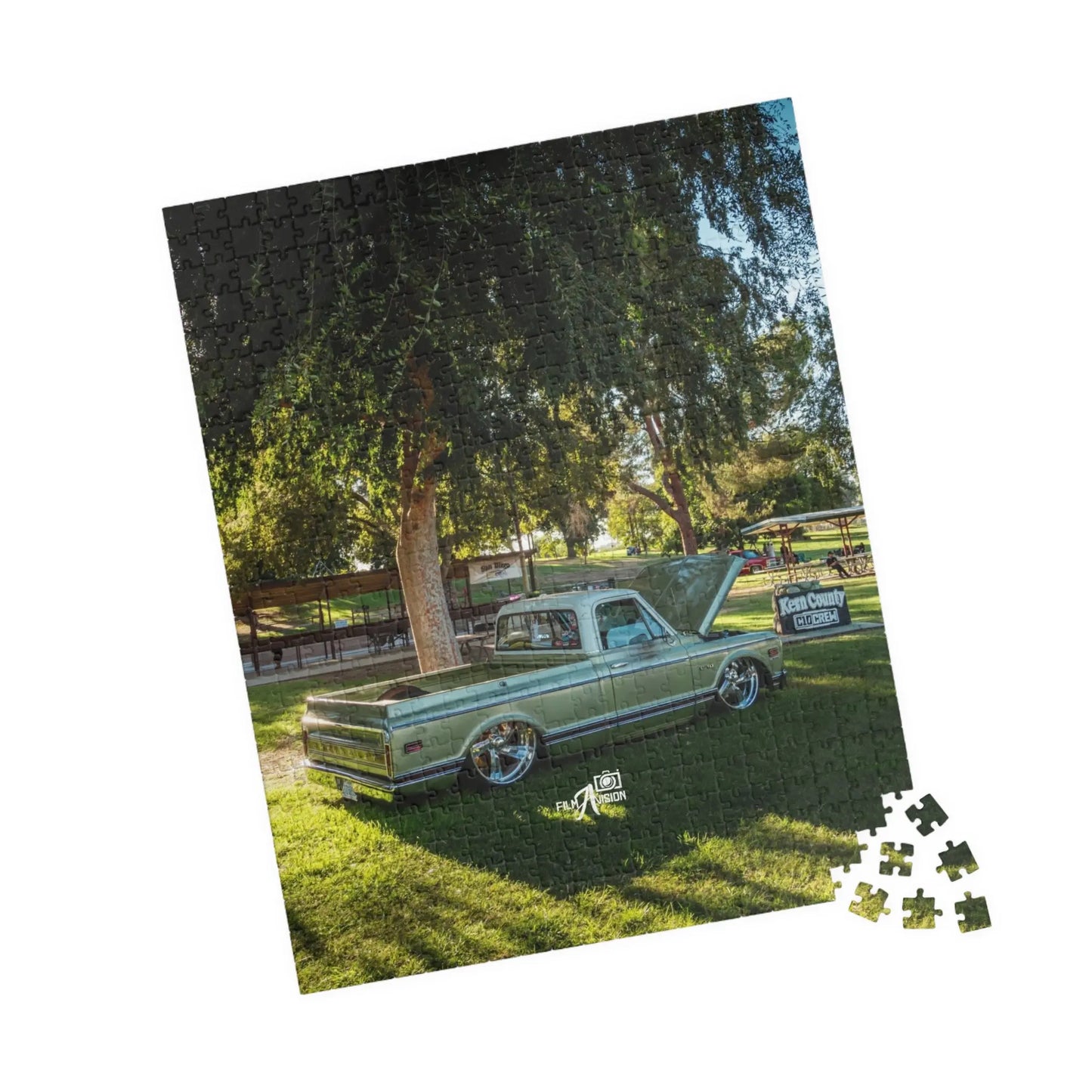1969 chevy C10 Mr. MIYAGI PUZZLE Printify