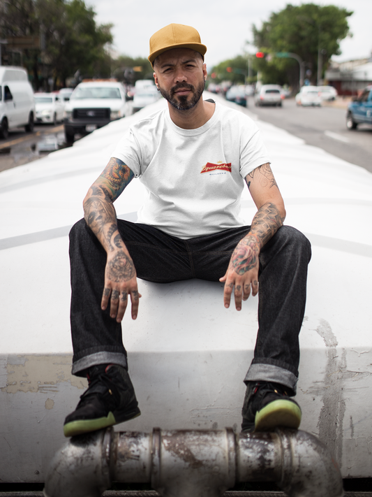 Budweiser Inspired Squarebody Builderz Logo Tee