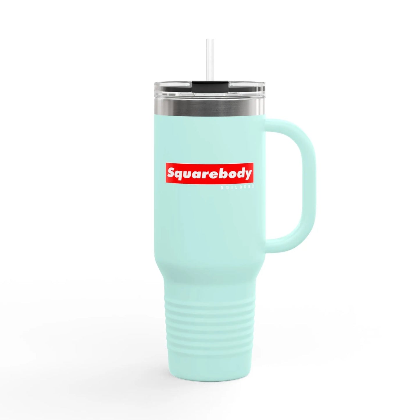 SQUAREBODY_BUILDERZ Insulated Travel Mug, 40oz Printify