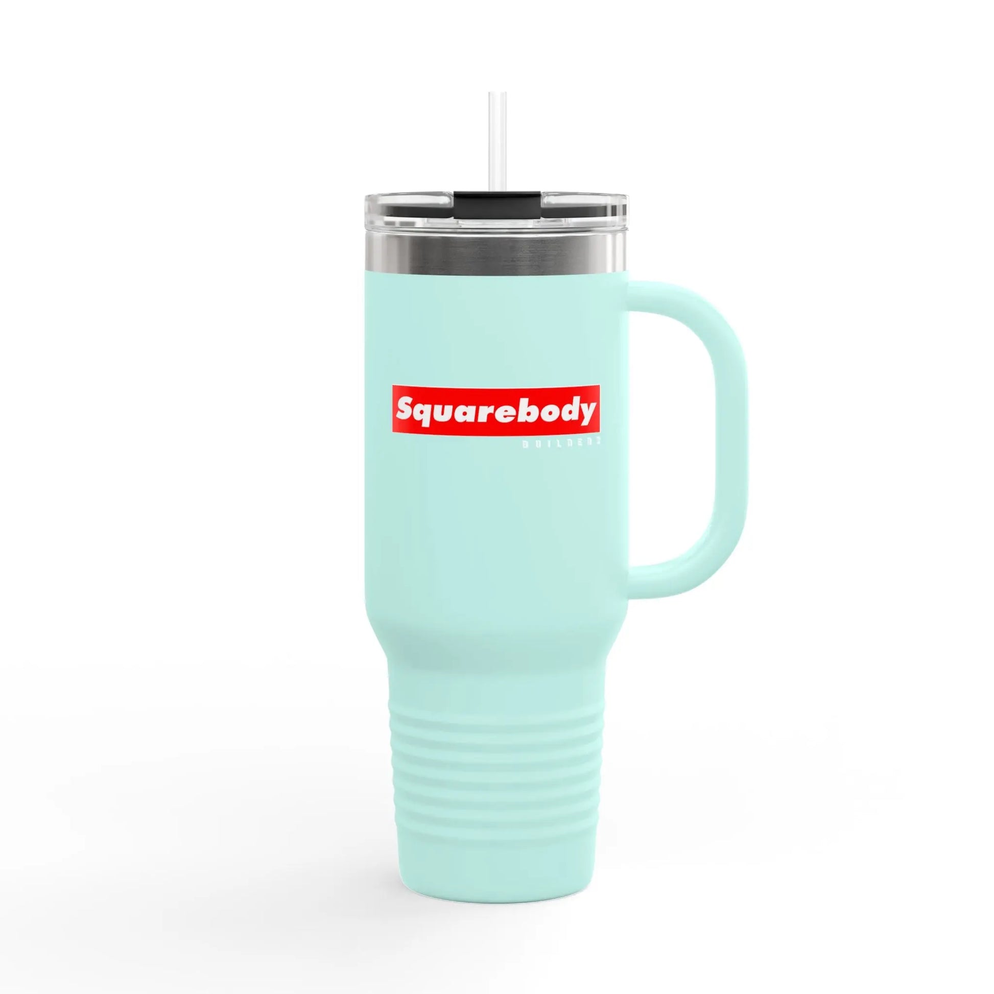 SQUAREBODY_BUILDERZ Insulated Travel Mug, 40oz Printify