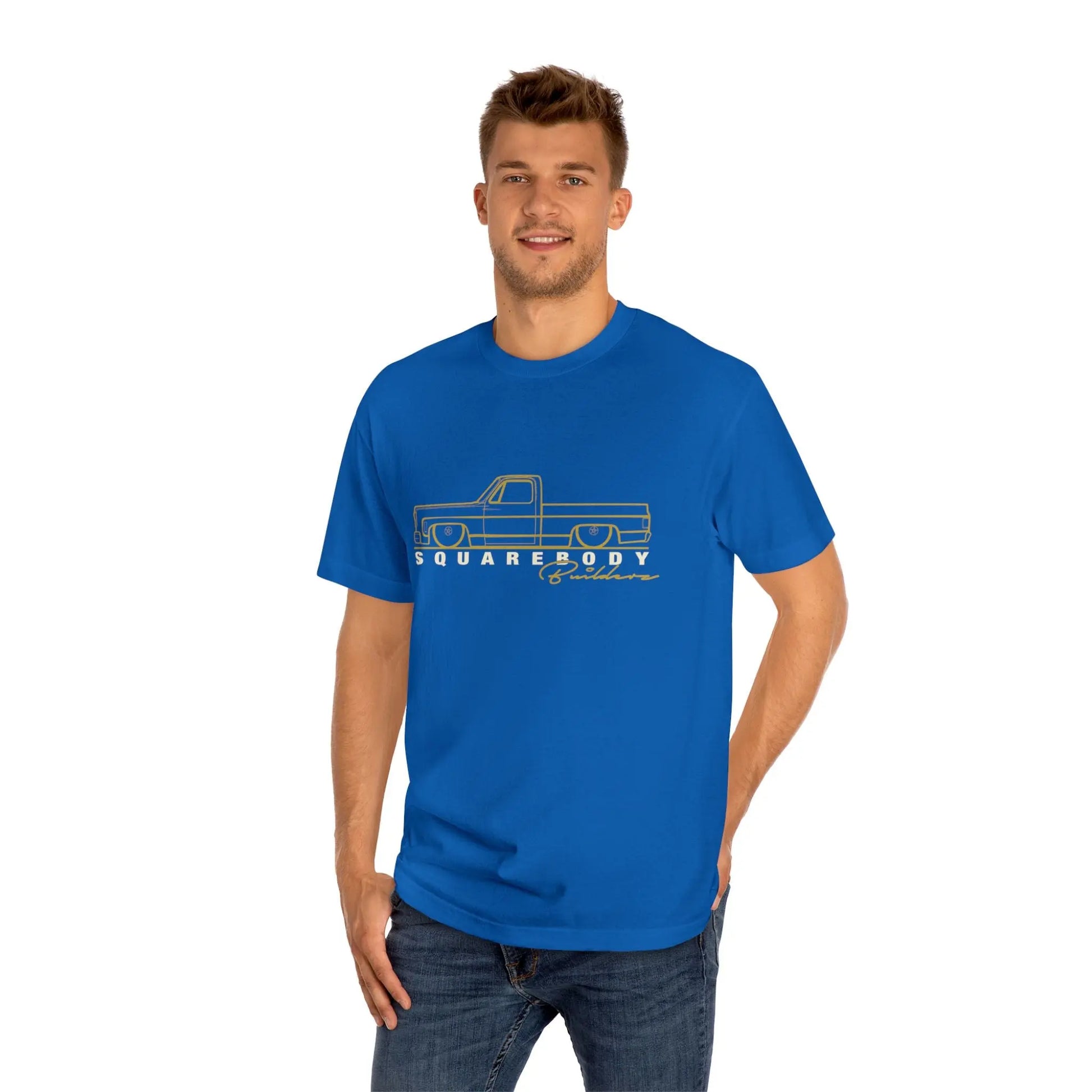 BACKYARD BUILT 73-87 C10  signature series Unisex Classic Tee Printify