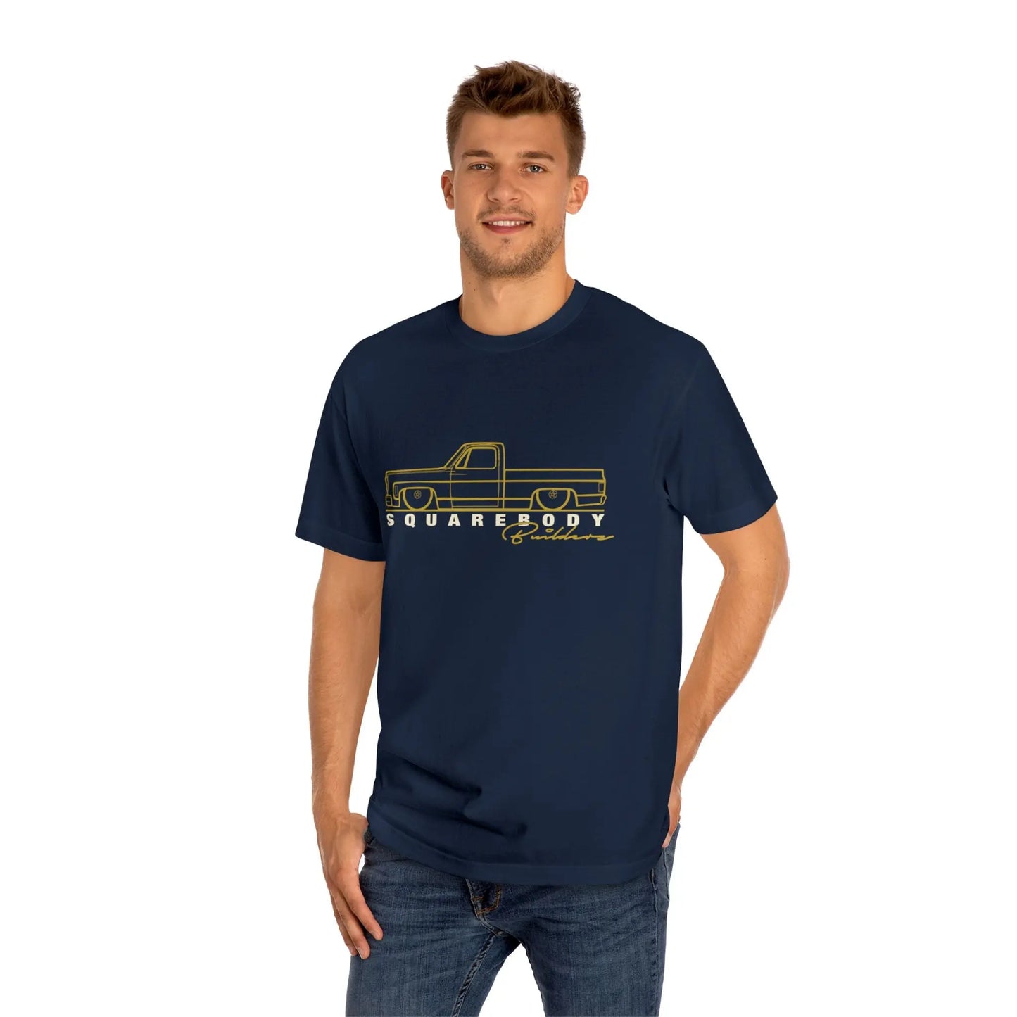 BACKYARD BUILT 73-87 C10  signature series Unisex Classic Tee Printify