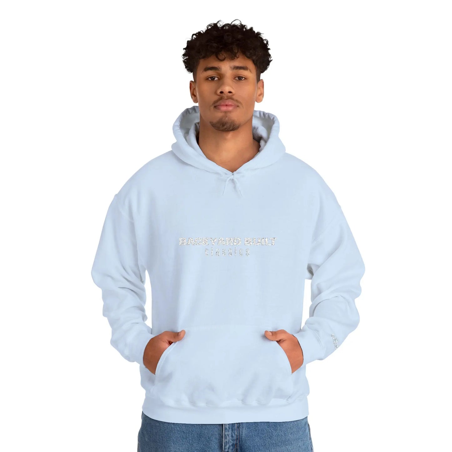 BACKYARD BUILT 'SQUAREBODY C10' Unisex Embroidered Hooded Sweatshirt - Printify