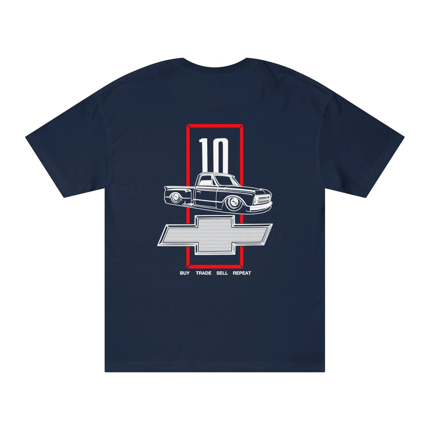BUY SELL TRADE REPEAT Unisex Classic Tee Printify