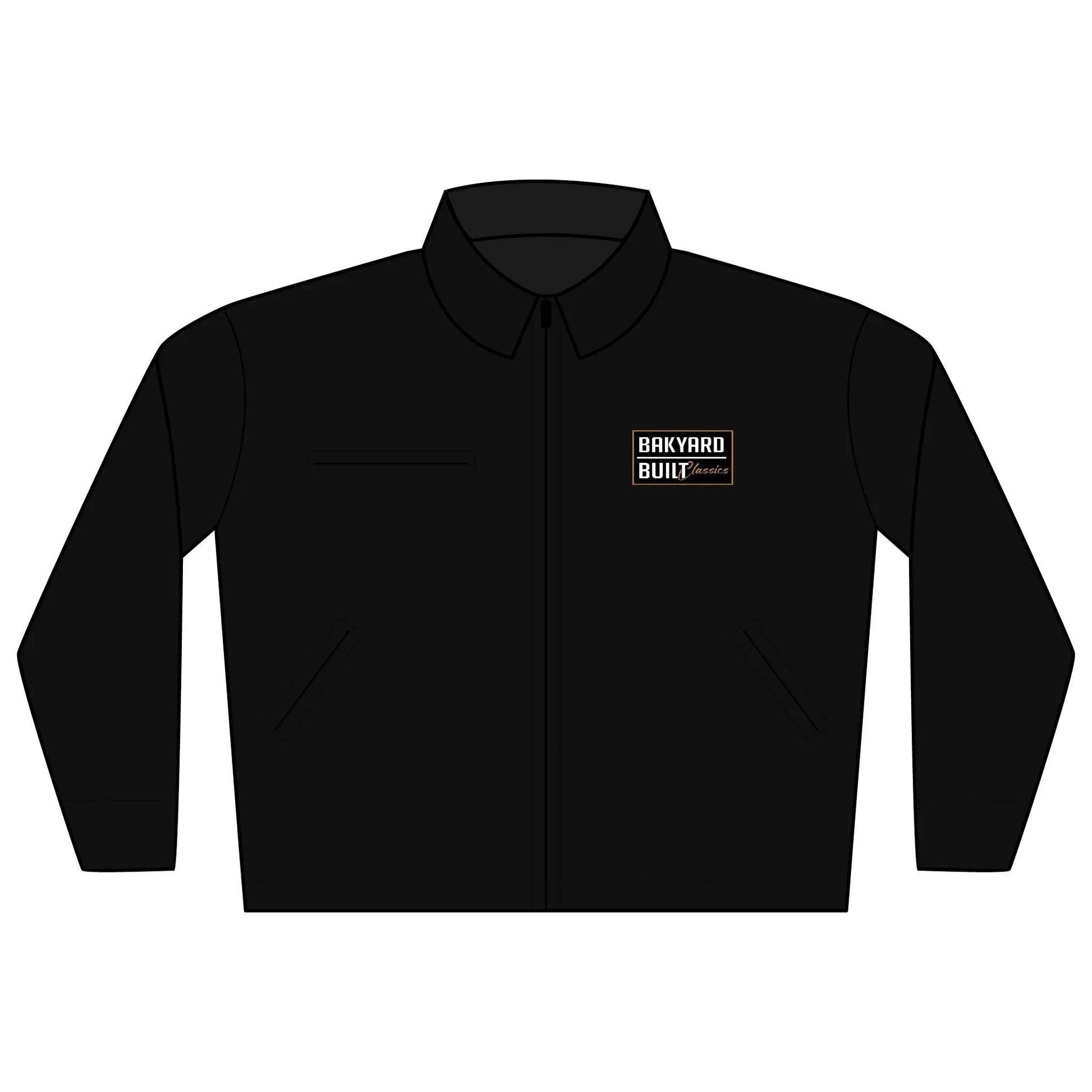 Backyard Built Embroidered Work Jacket — Durable Duck Cloth Printify