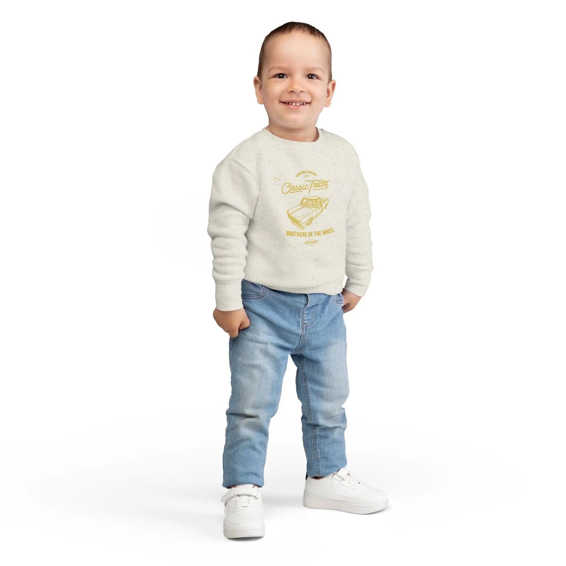 " Brother of the Wheel " Toddler Sweatshirt Printify
