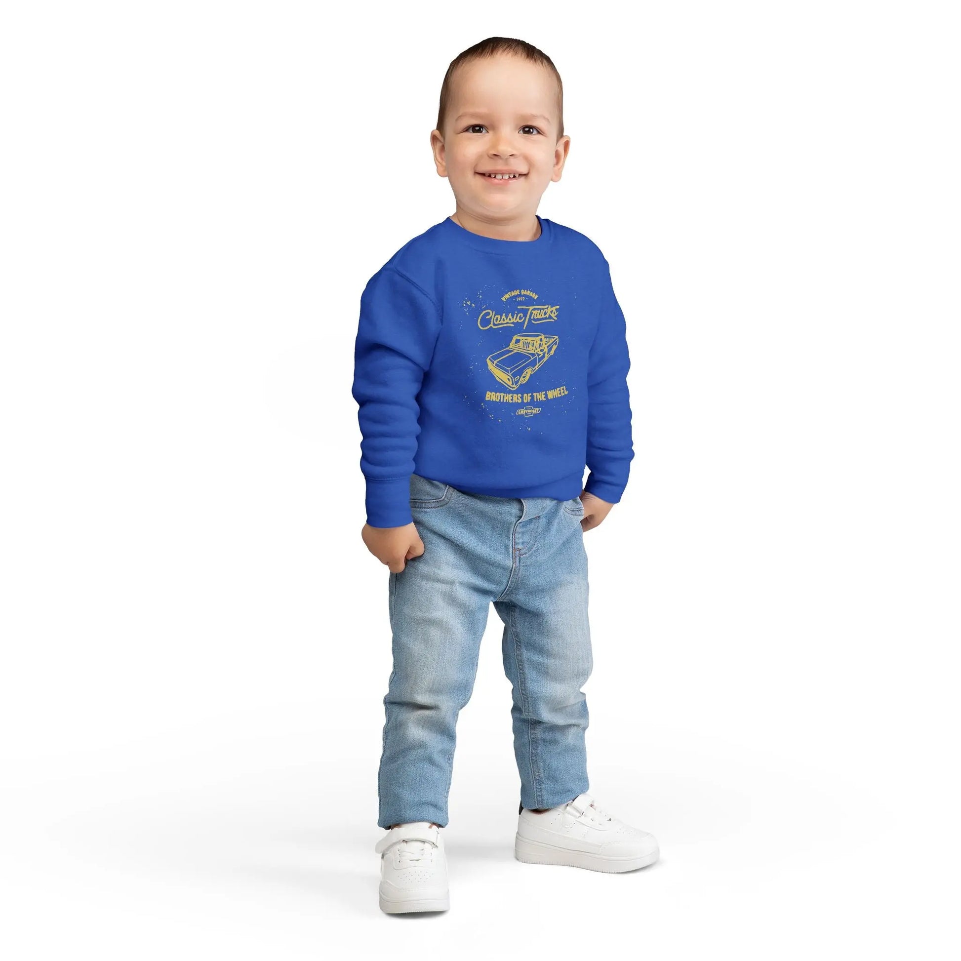 " Brothers of the Wheel " Toddler Sweatshirt Printify