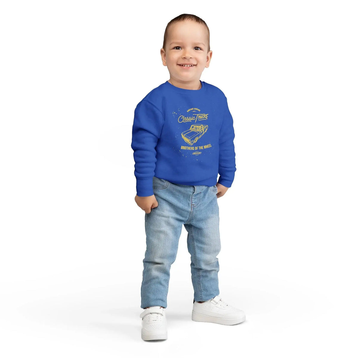 " Brothers of the Wheel " Toddler Sweatshirt Printify