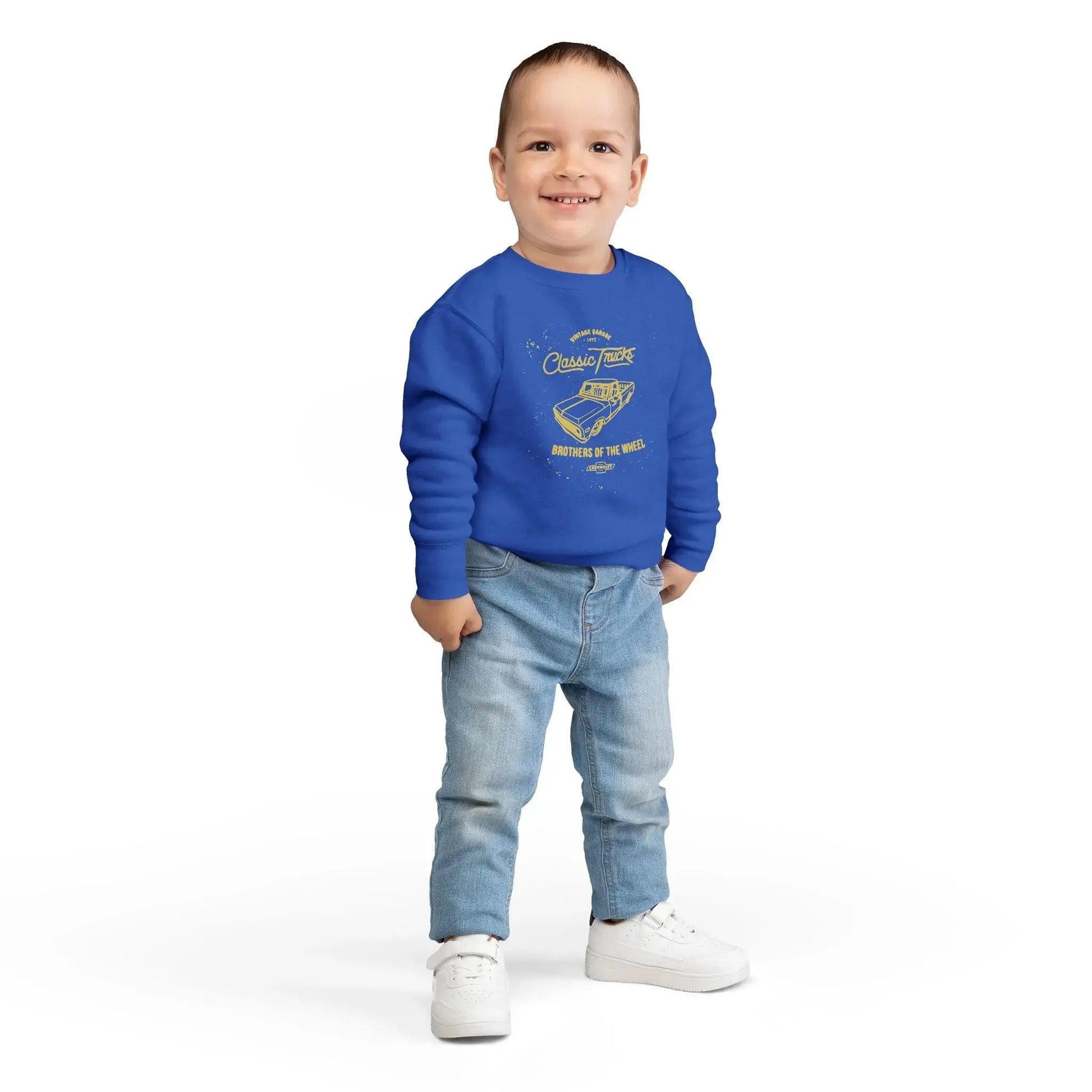 " Brothers of the Wheel " Toddler Sweatshirt Printify