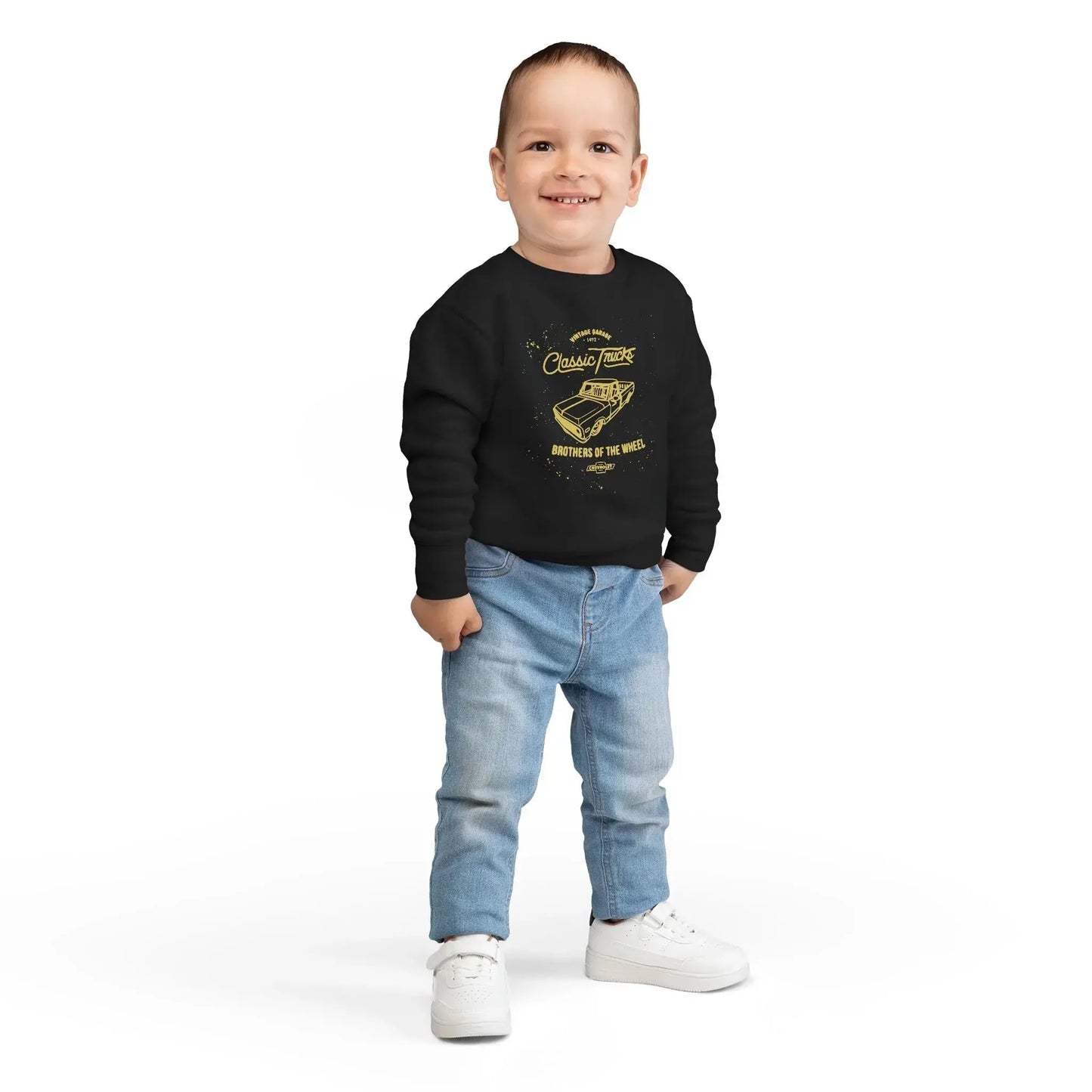 " Brothers of the Wheel " Toddler Sweatshirt Printify