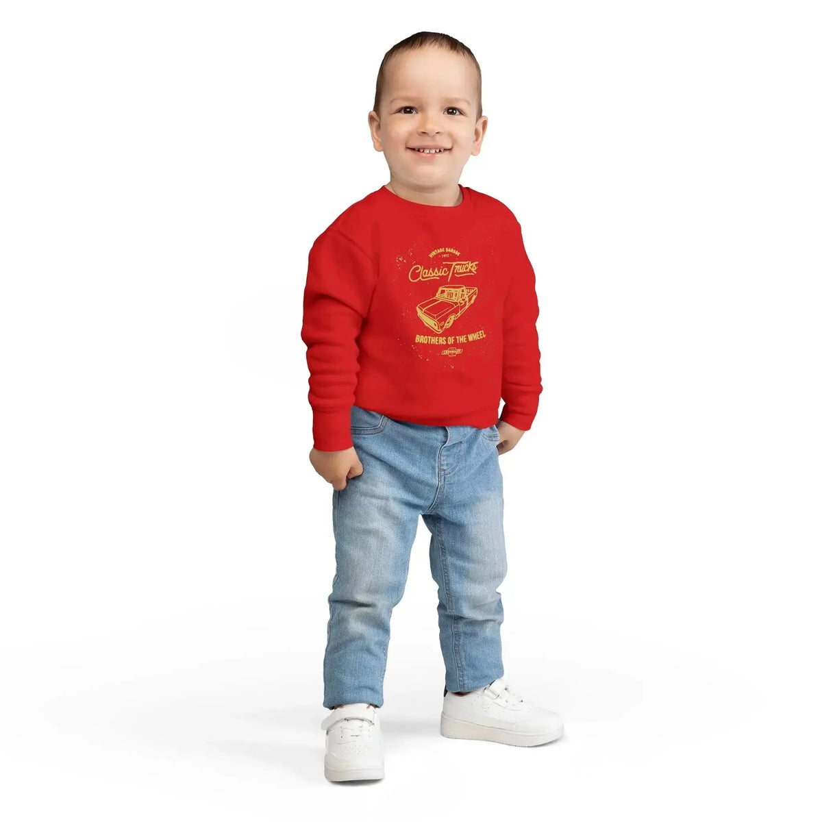 " Brothers of the Wheel " Toddler Sweatshirt Printify